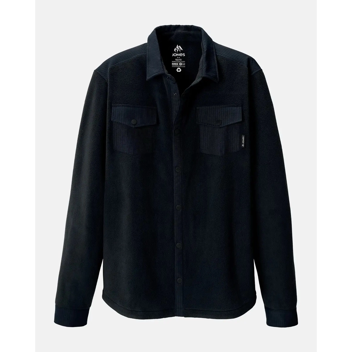 December Rec Fleece Shirt Jones December Rec Fleece Shirt Stealth Black