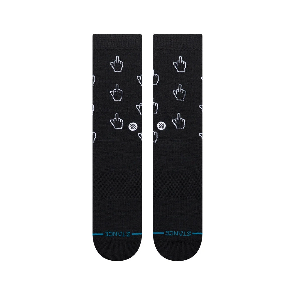 Chaussettes, chaussettes courtes, noires, à motifs, rayées
