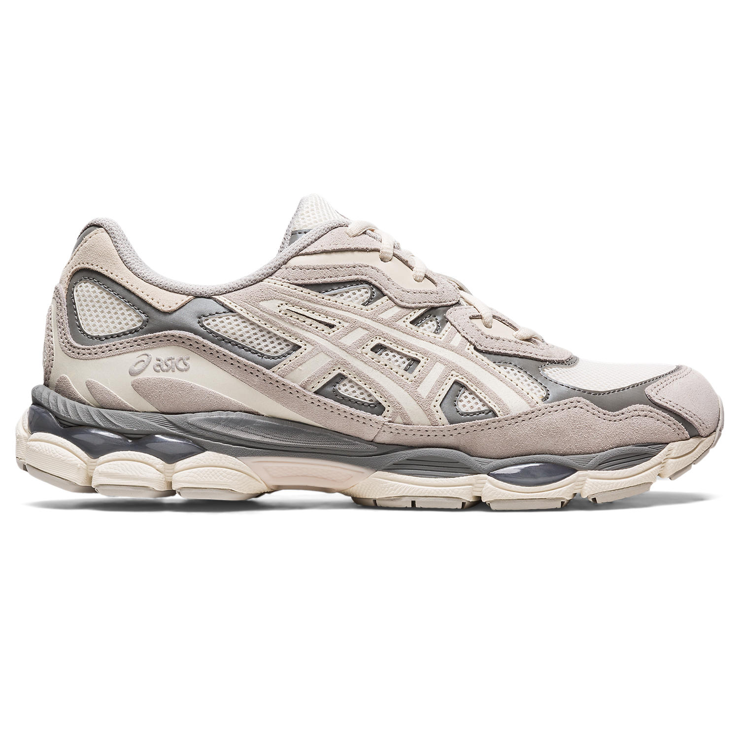 Sneaker, Laufschuh, Beige, Mesh, Hallenschuh