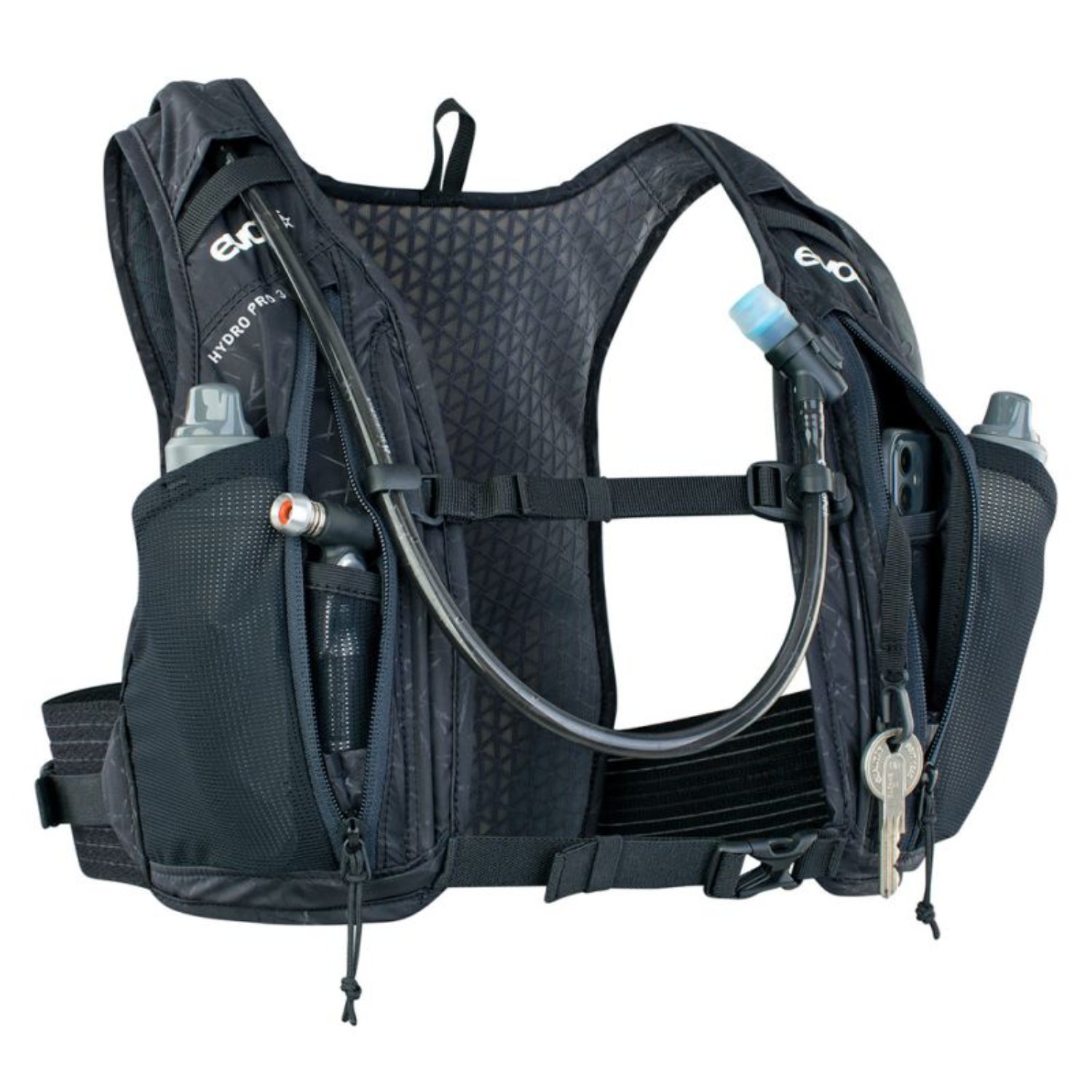 Hydro Pro 3L + 1.5L Bladder Hydration-Weste, Hydration-Paket, Rucksack mit Wasserblase, Wasserspeicher, Laufzubehör