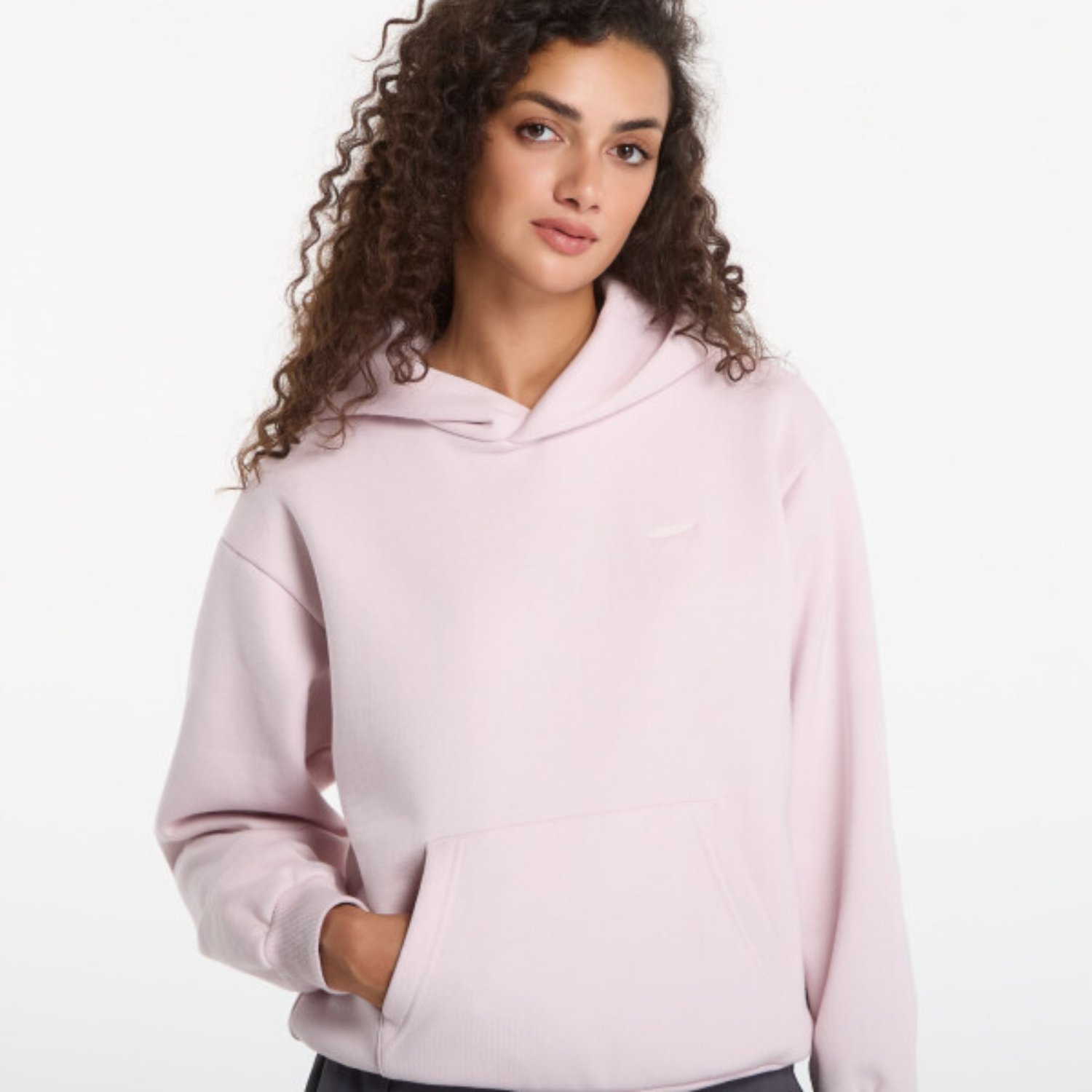 Sweat à capuche, pull, rose, poche kangourou, sweat à capuche