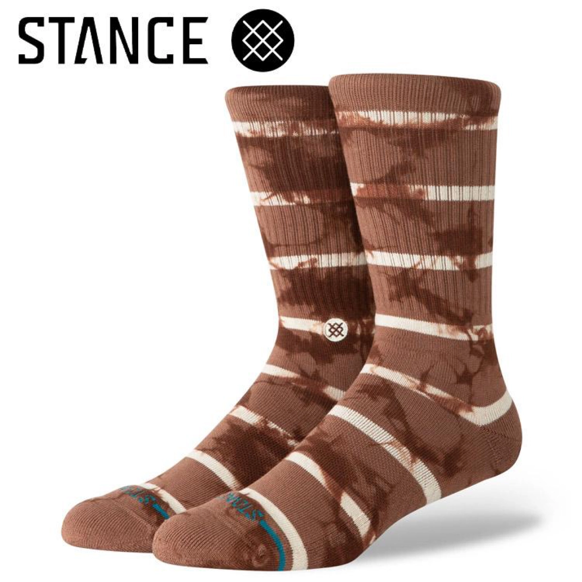 Mojo Crew Chaussettes, rayures, tie-dye, tricot, longueur cheville