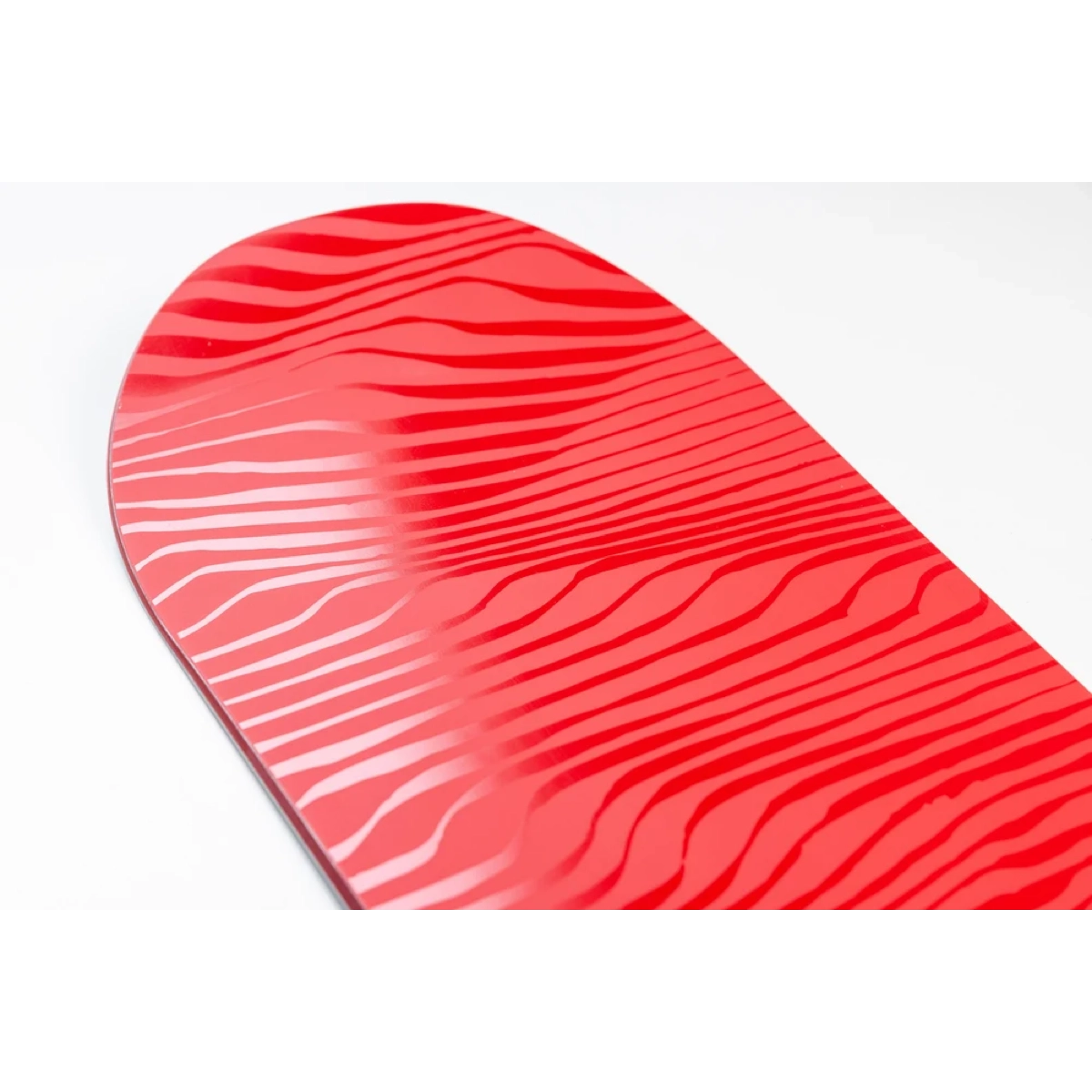 OG Team Guest Shaper planche de surf, rouge, rayures zébrées, motif, planche, lunettes de natation, aspect brillant, motif zébré, reflets rouges, forme en panneau