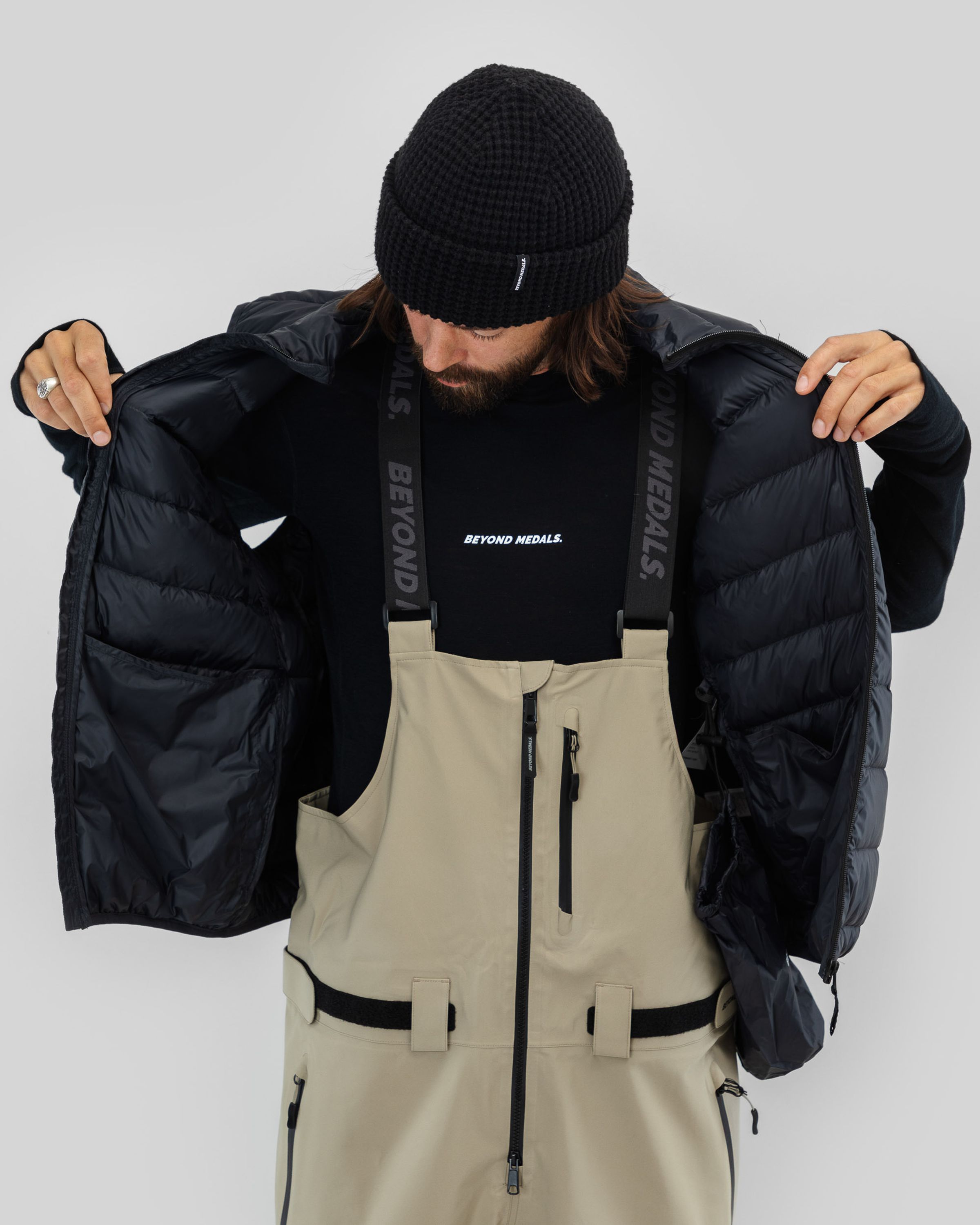 Packable Down Vest Mantel, Jacke, Weste, Mann, Person