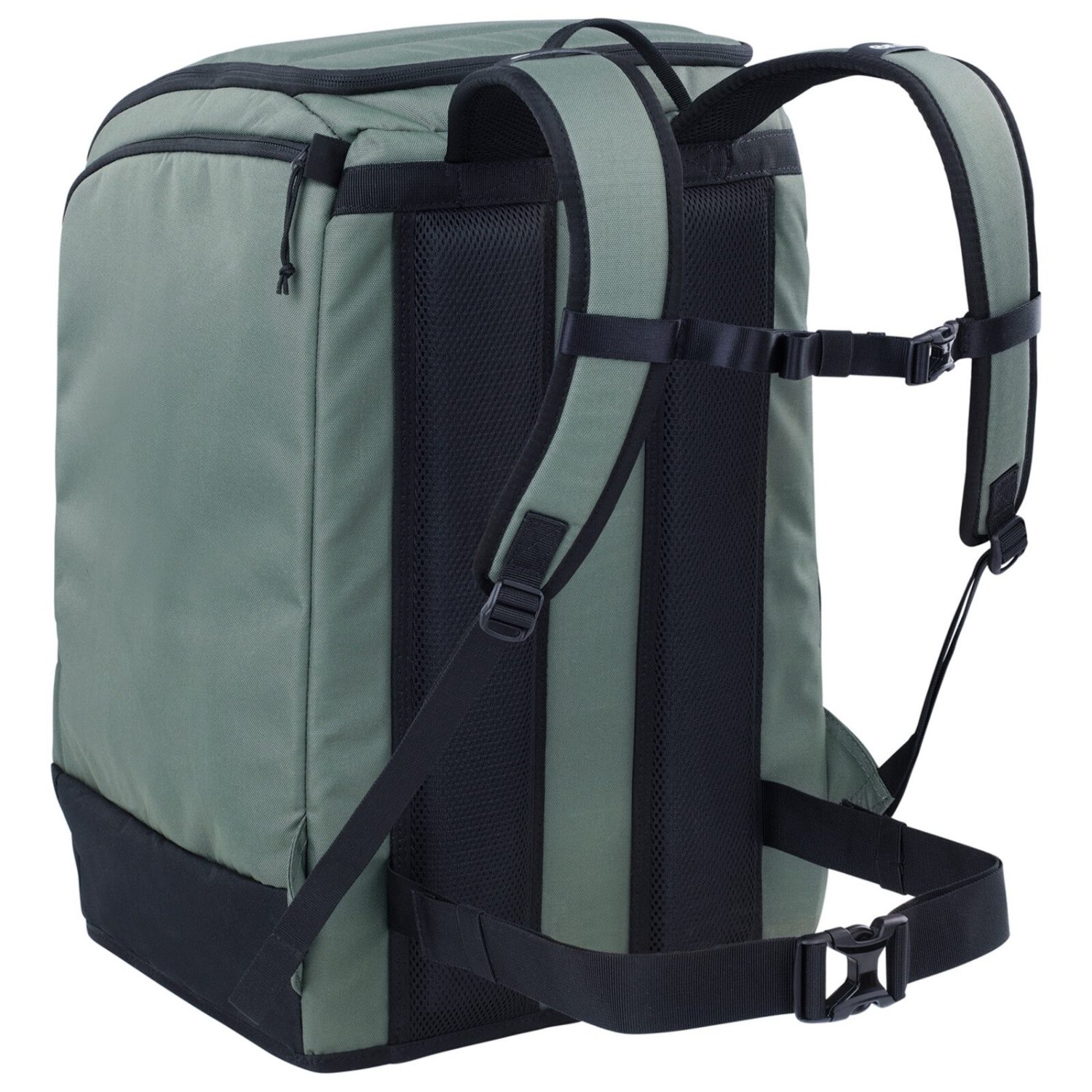 Sac à dos, sac à dos, vert, bretelles, dos rembourré