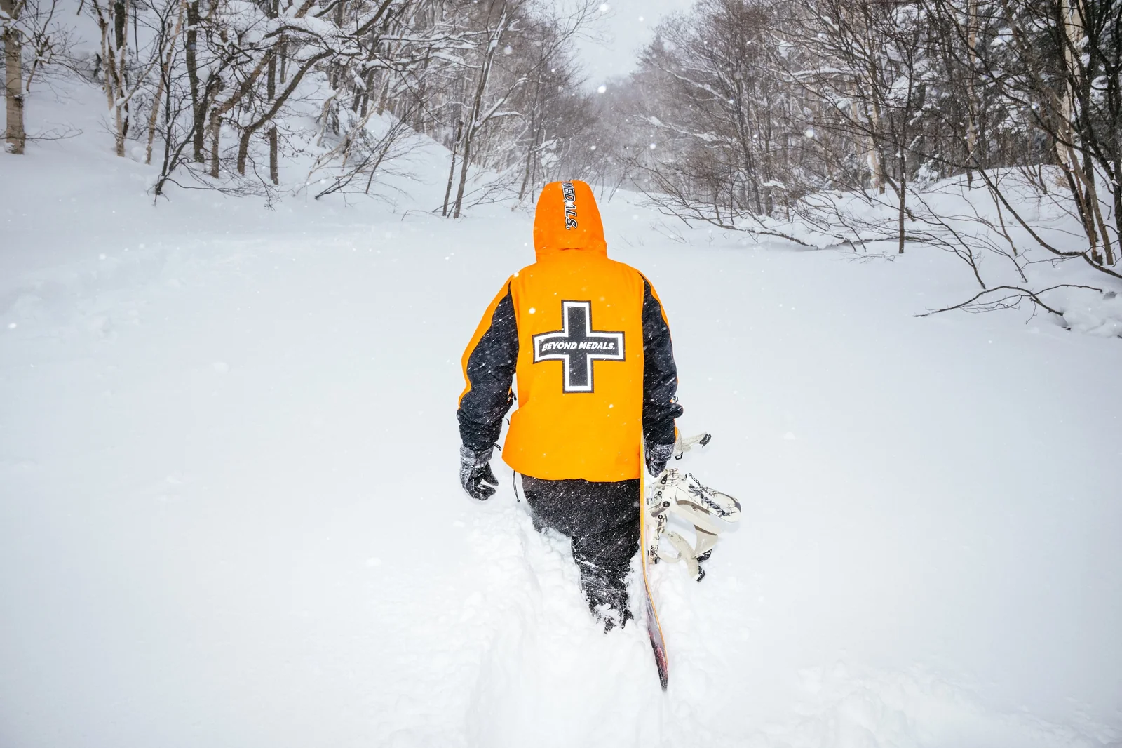 Snowboardweste, Kapuze, Orange, Ärmellos, Schneebekleidung