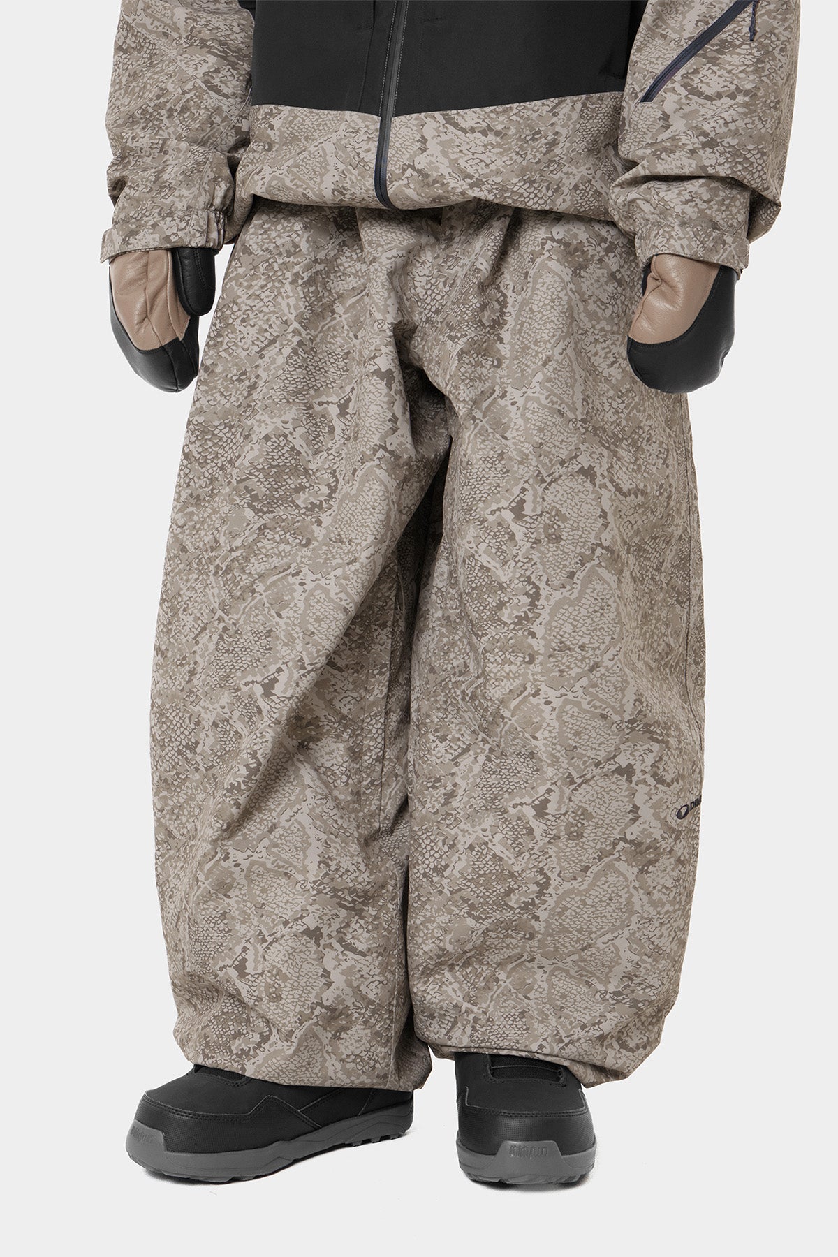 Banded Wide Pants Dimito Banded Wide Pants Desert Snake, vue 7