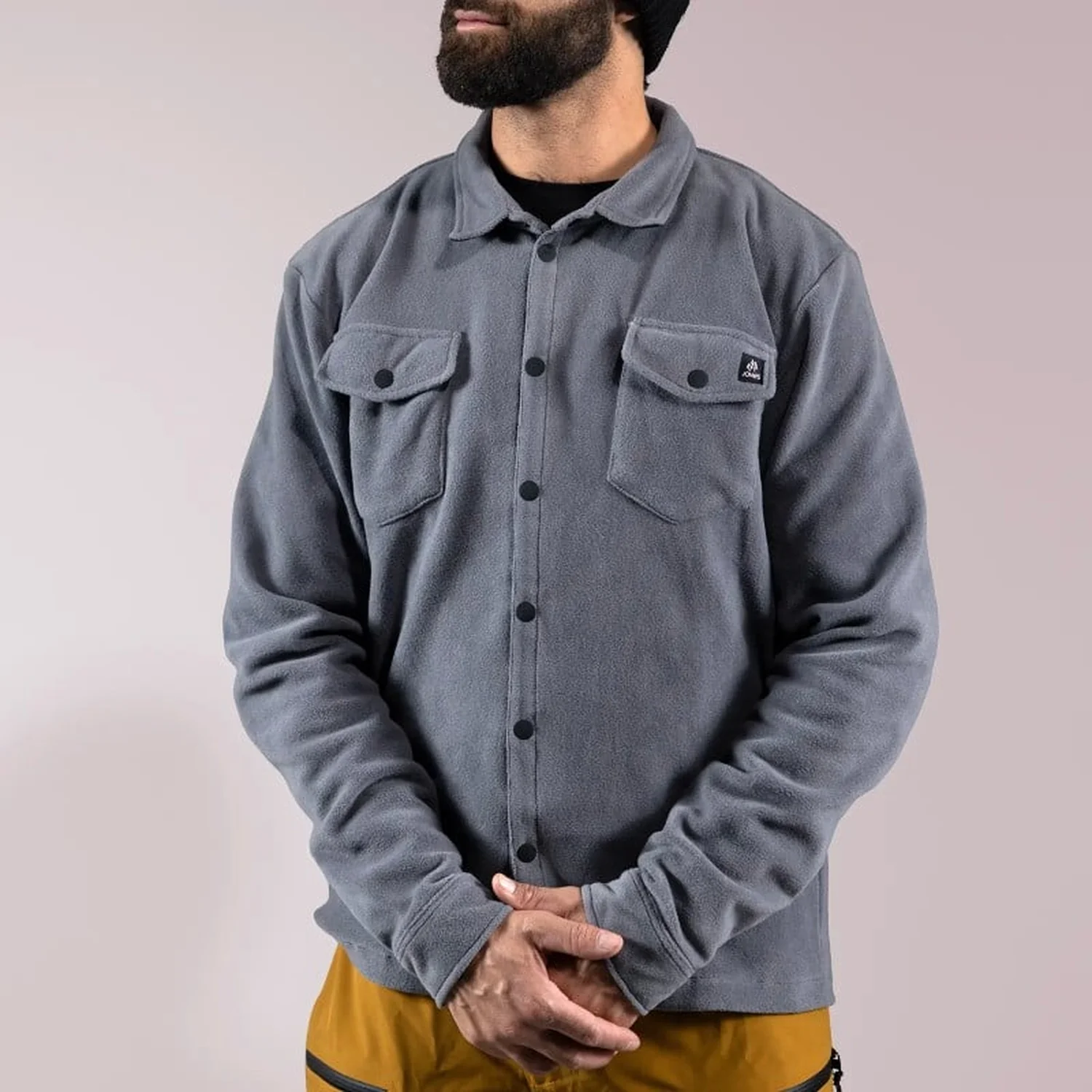 December Rec Flc Shirt Jones December Rec Flc Shirt Stone Gray
