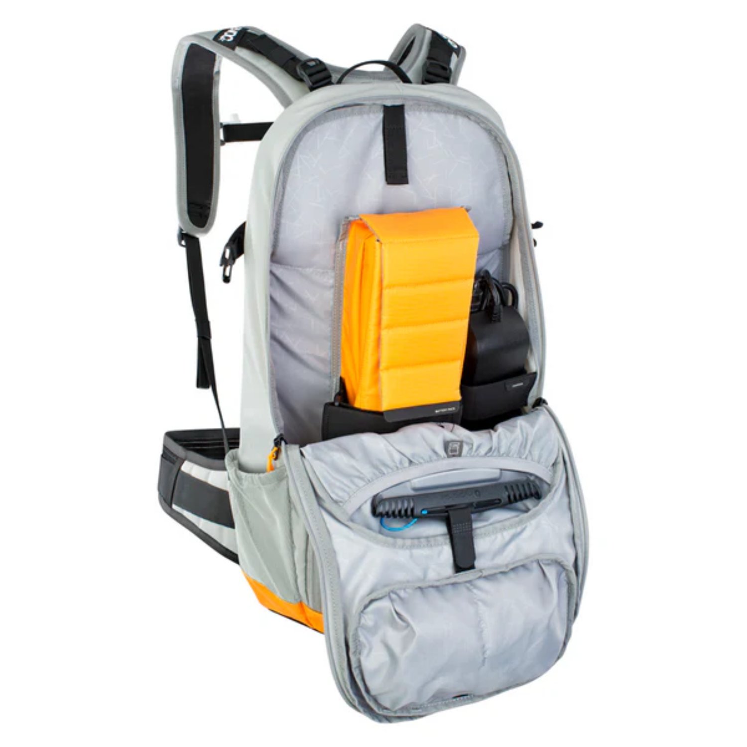 Sac à dos, organiseur de sac à dos, équipement photographique, gris brume, composants de gilet
