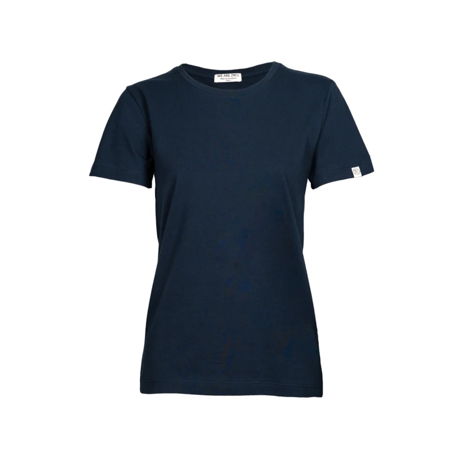 Basic Luisa T-Shirt T-shirt à manches courtes, bleu marine, uni, col rond