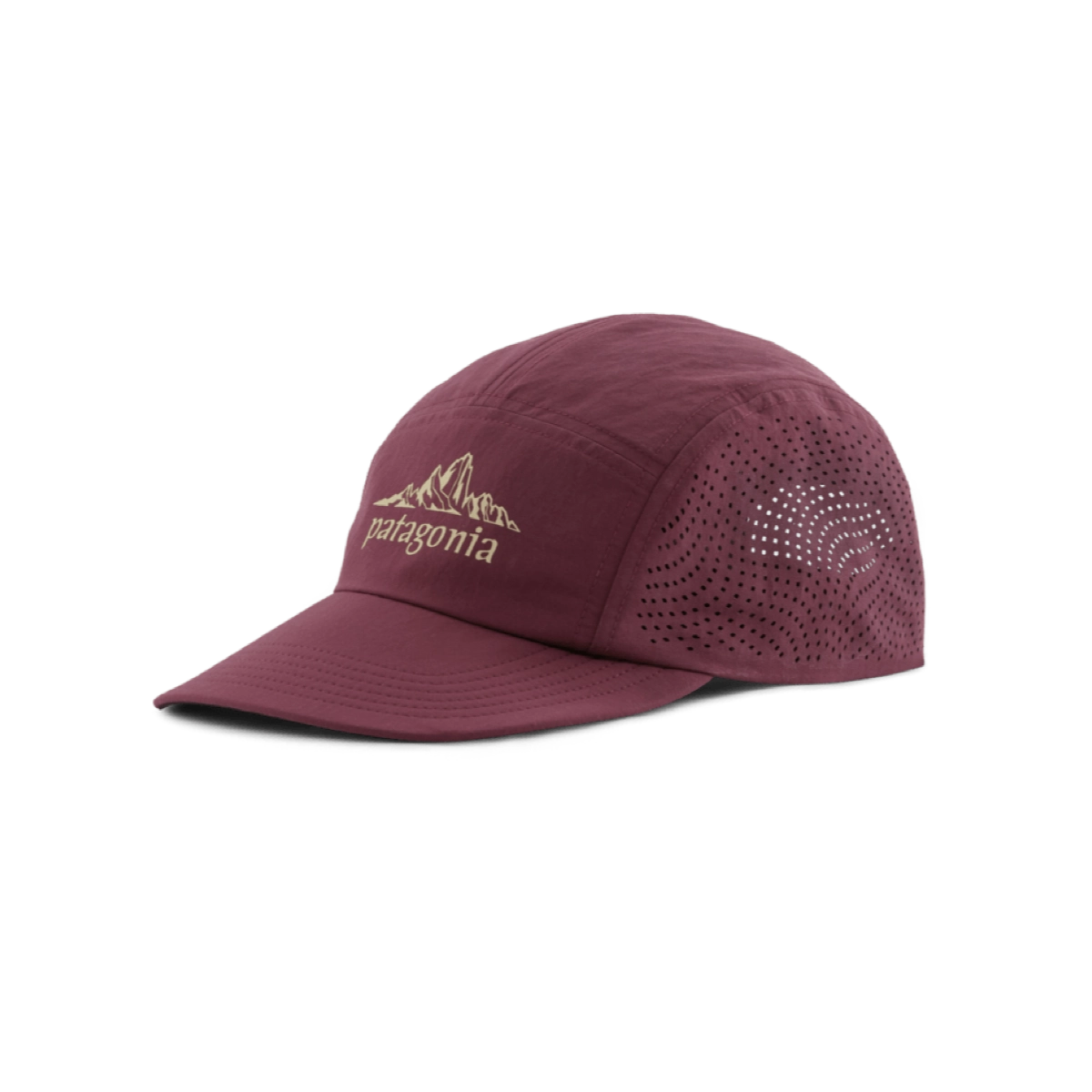 Baseballkappe, Patagonia Logo, Mesh-Rückseite, Burgunderrot, Verstellbares Band