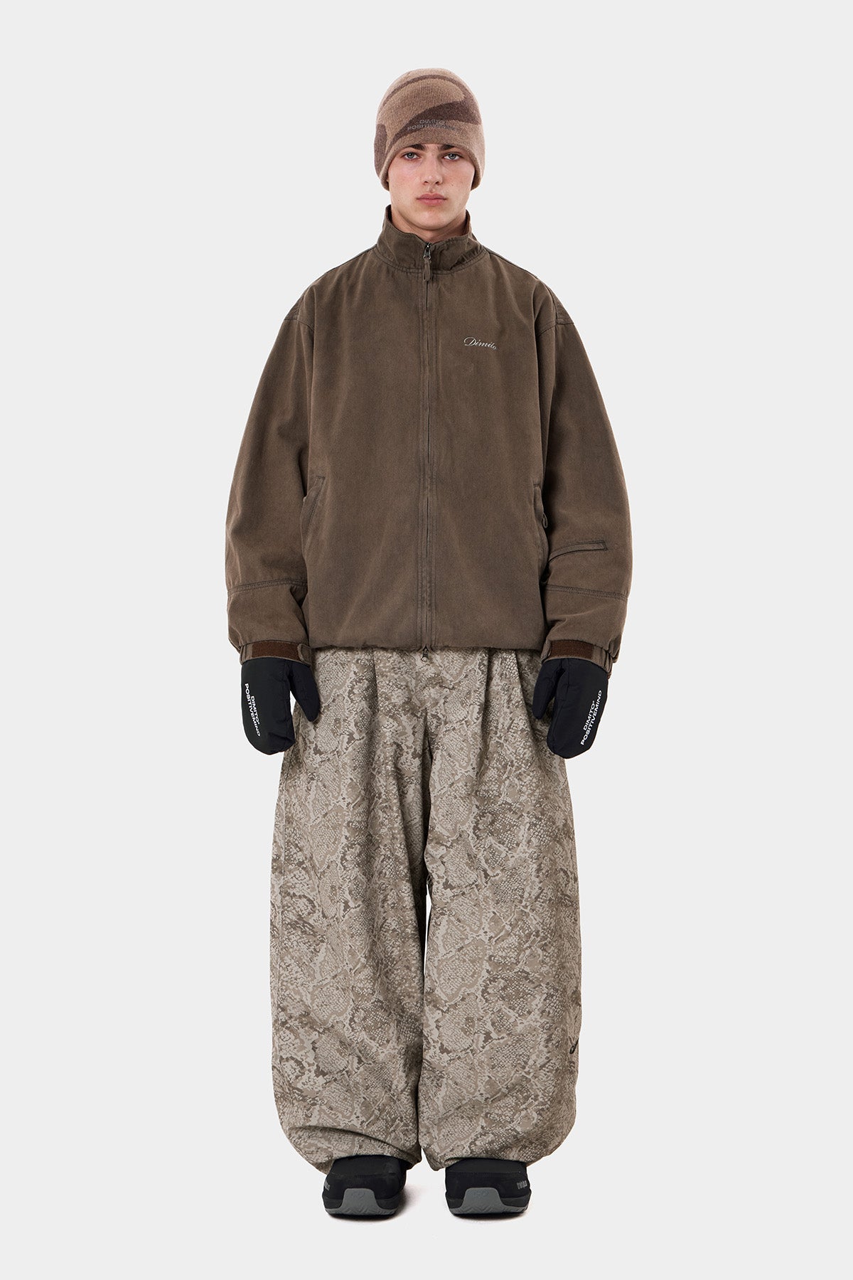 Dimito Banded Wide Pants Desert Snake, vue 8