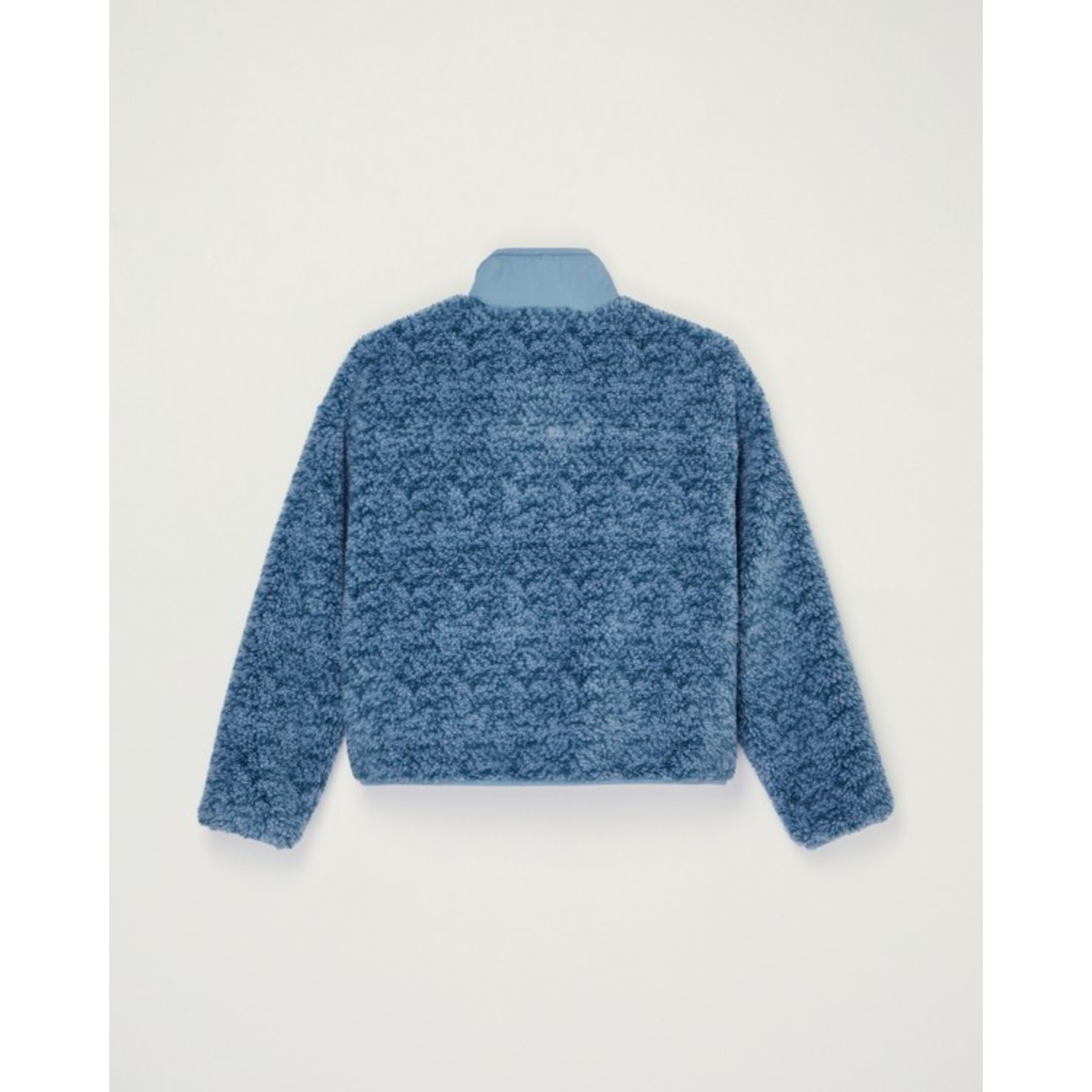 polaire, bleu, veste, manches longues, col