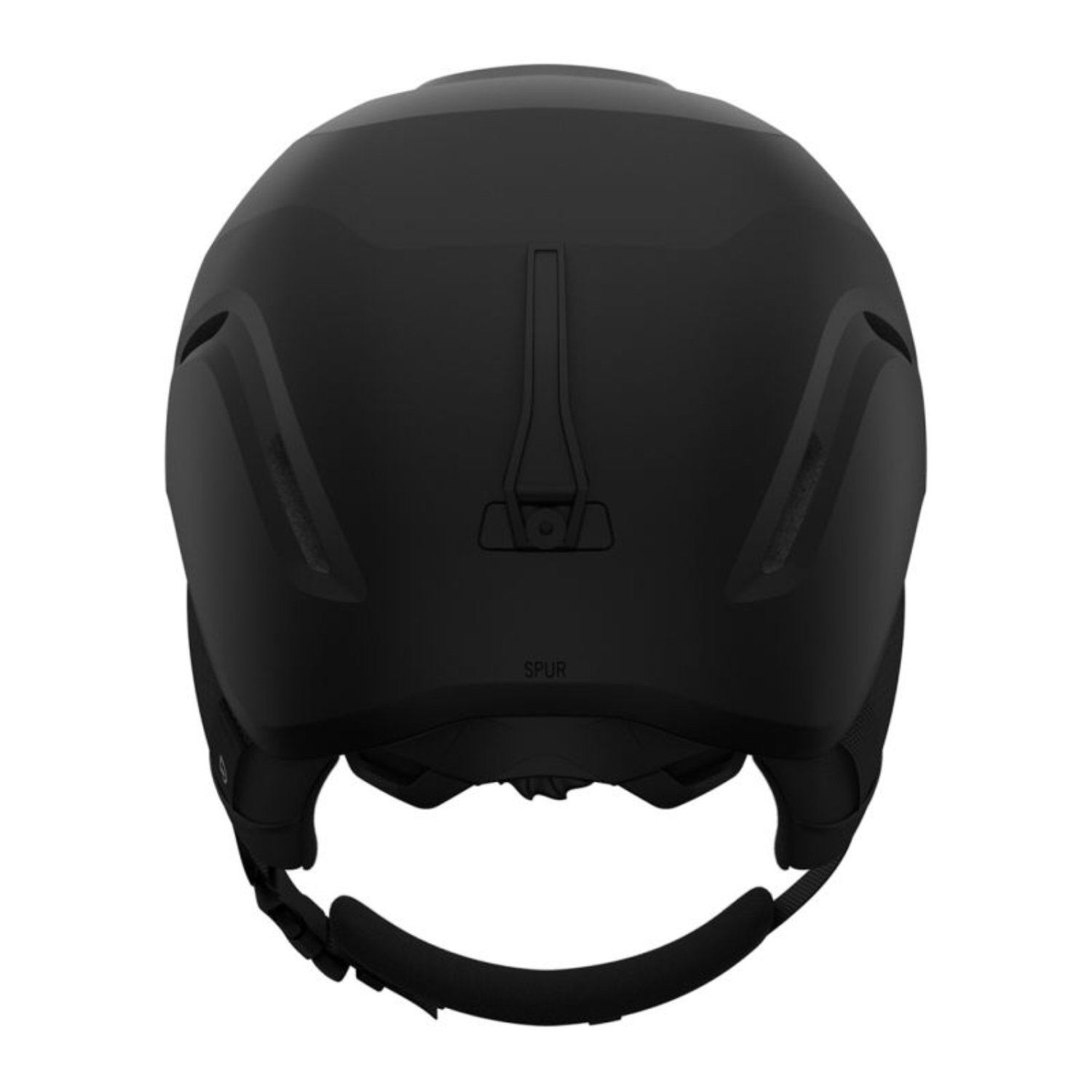 Casque, noir, jugulaire, système de fermeture, SPUR