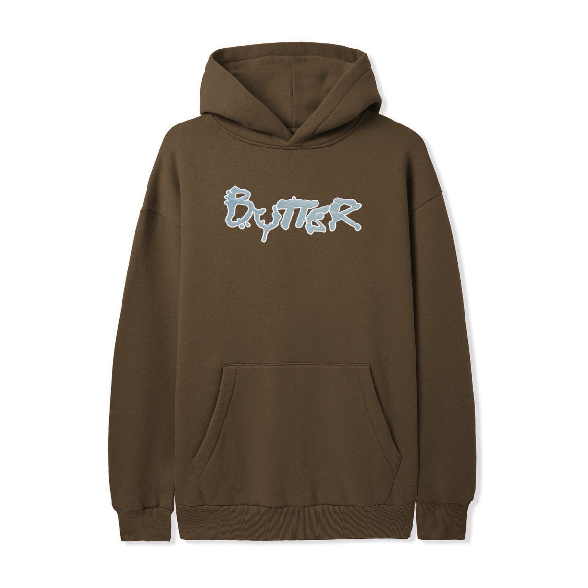 Radio Applique Pullover Hood Butter Radio Applique Pullover Hood Brown