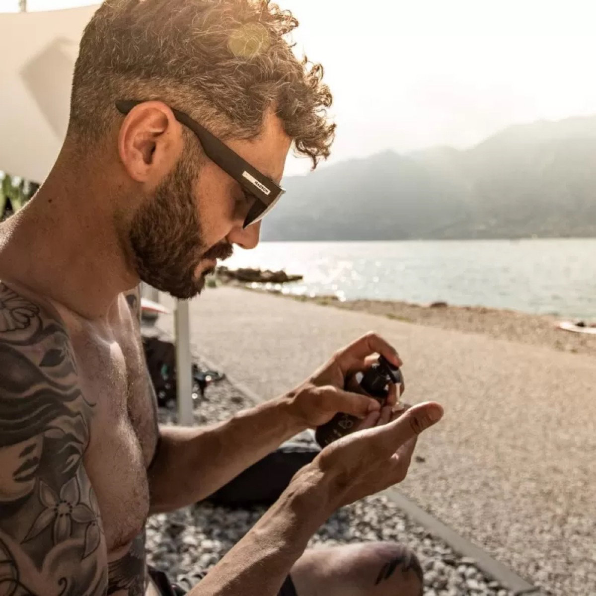 Lotion solaire SPF 50 150 ml Parfum, Adulte, Homme, Personne