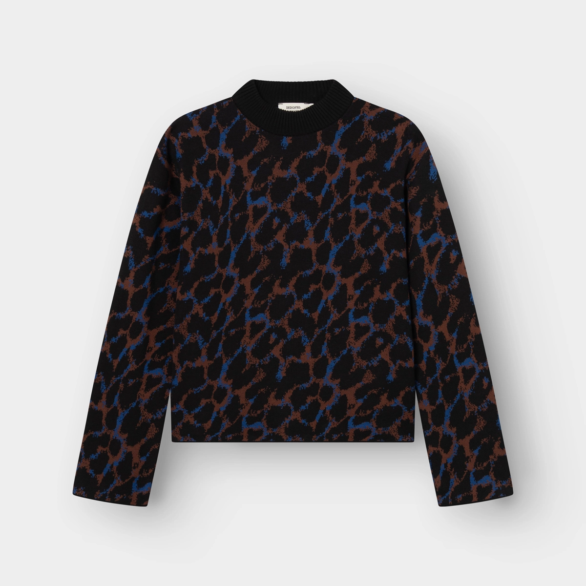 Leopardmuster, Pullover, Kleidung, Muster, Farbton, Pullover, Leopardenmuster, Gestrickt, Schwarz, Braun