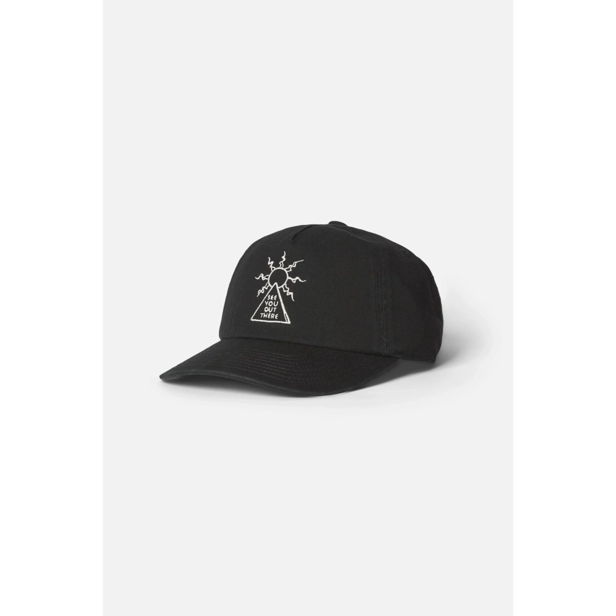 Rising Hat Baseballkappe, Schwarze Kappe, Besticktes Motiv, Sonne Emblem, Casual Hut, Baseballkappe, Schwarze Cap, Stickerei-Logo, Sechs-Panel, Verstellbares Band