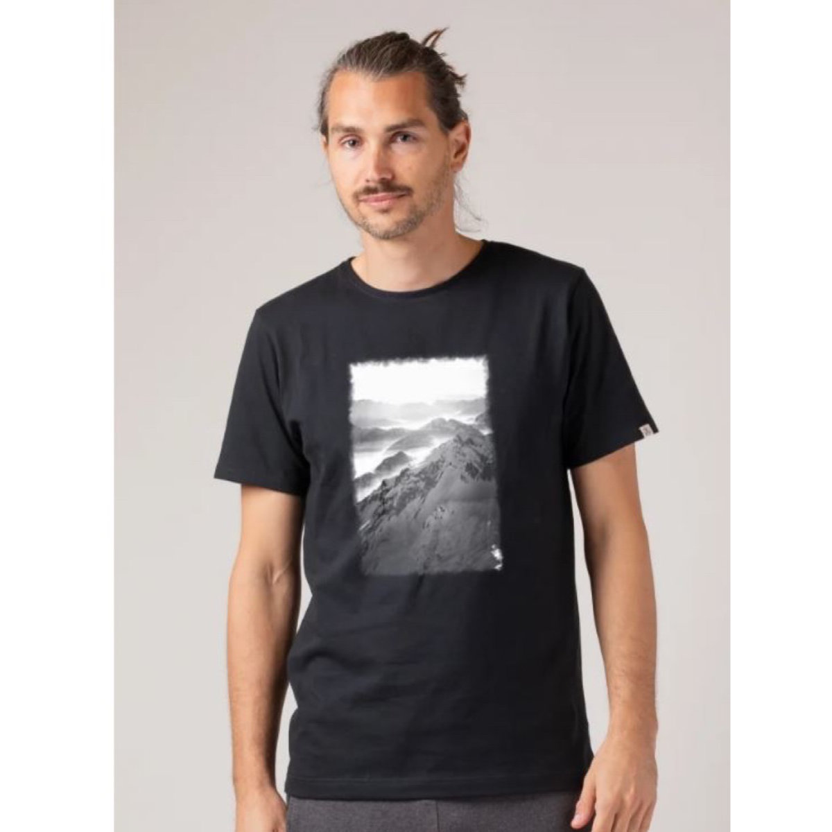 Photo Panorama T-Shirt T-shirt, Ärmel, Erwachsener, Mann, Person