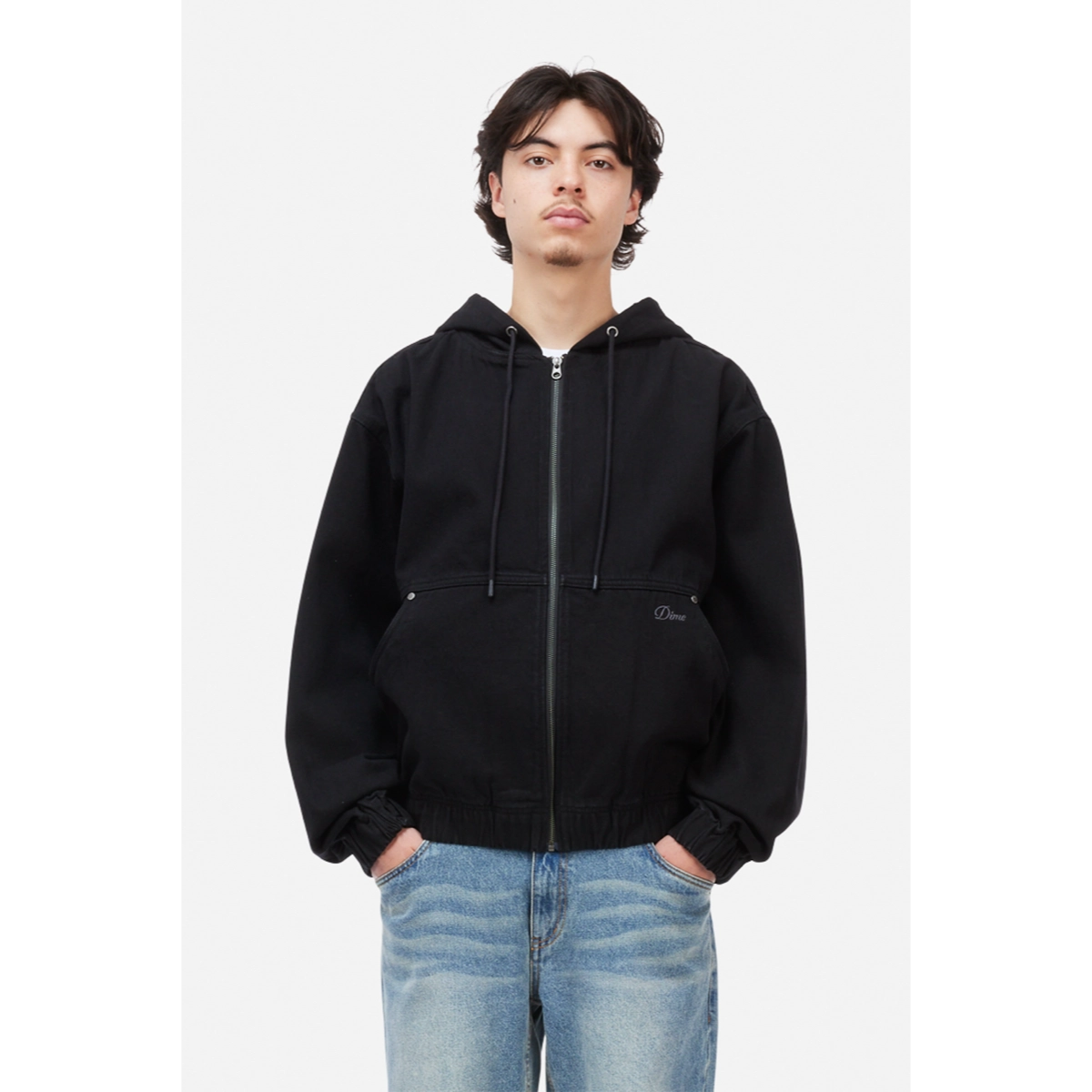 Hooded Denim Jacket