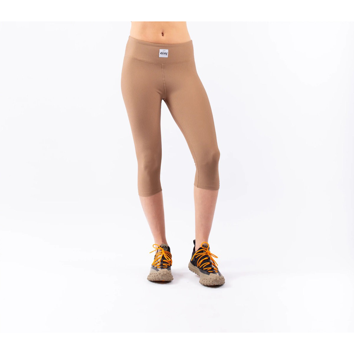 Icecold Rib Tights Eivy Icecold Rib Tights Faded Coffee