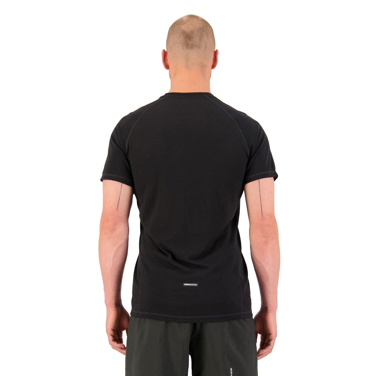 Temple Merino Air-Con T-Shirt Mons Royale Temple Merino Air-Con T-Shirt Black, vue 2