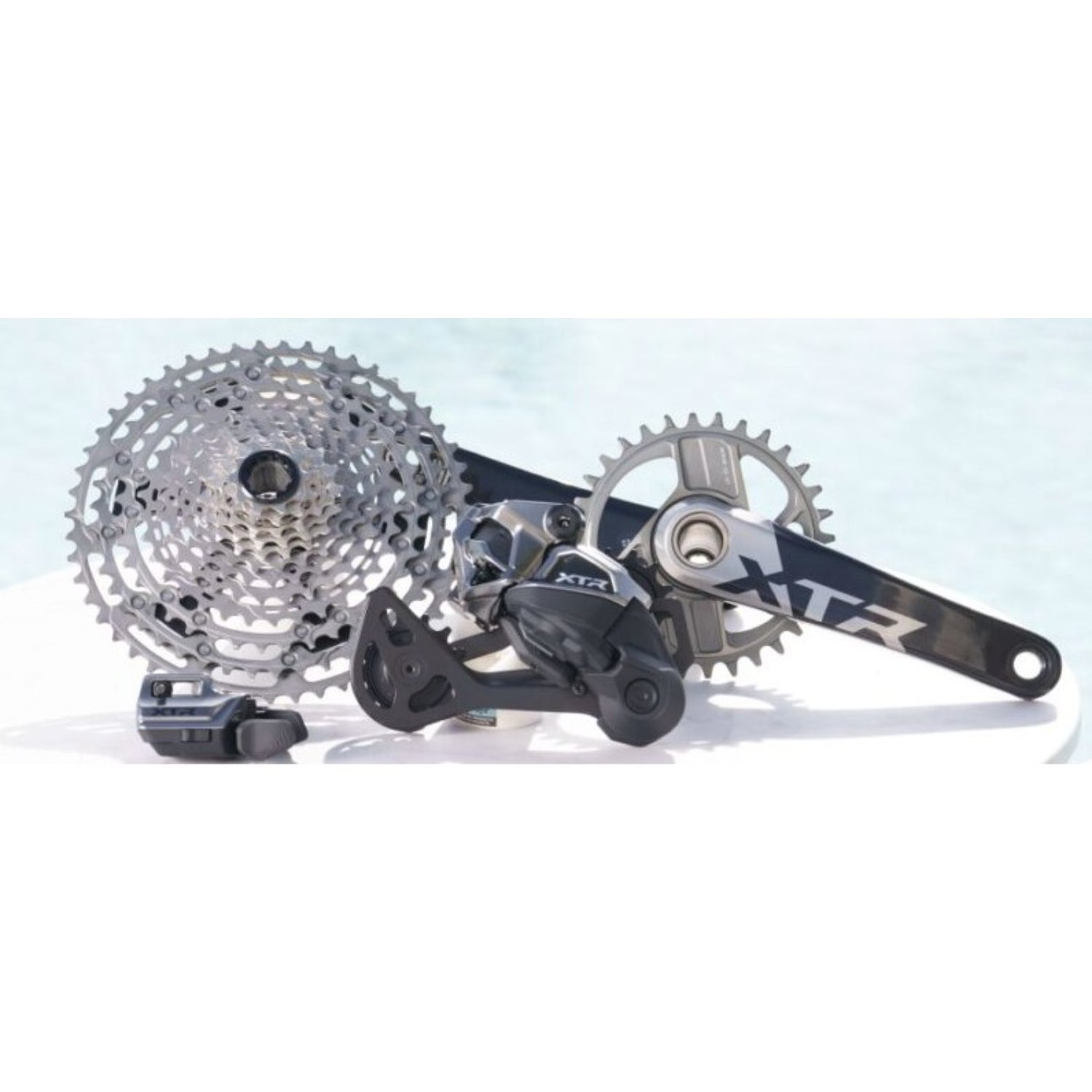 XTR Groupset Di2 Box Schaltwerk, Kassette, Kurbelarm, Schaltgabel, Kette