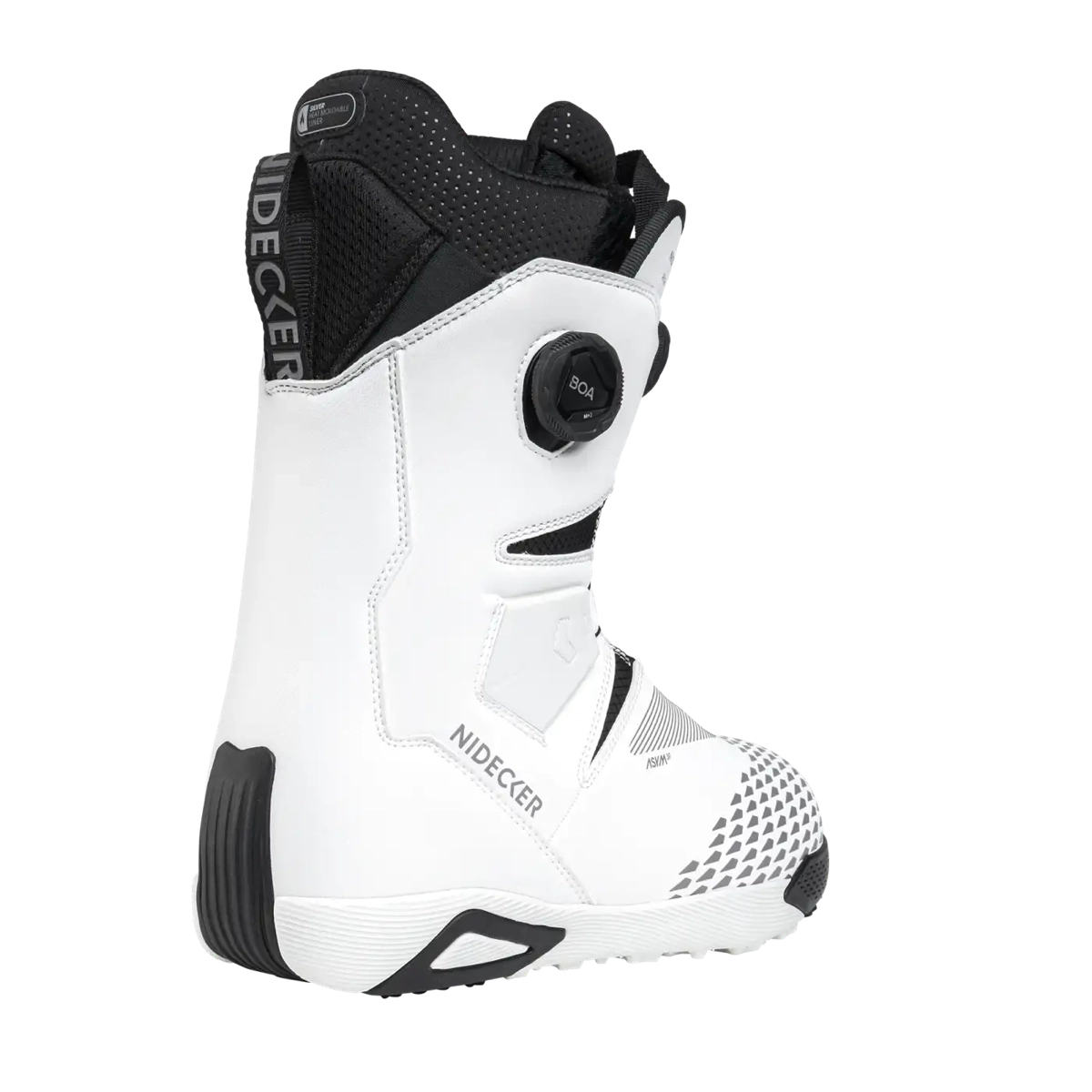 Altai Women Schneeboot, Weiße Stiefel, BOA-Drehknopf, Hochstiefel, Nidecker, Snowboardstiefel, Weißer Stiefel, BOA-Drehknopf, Hoher Schnitt Stiefel, Nidecker