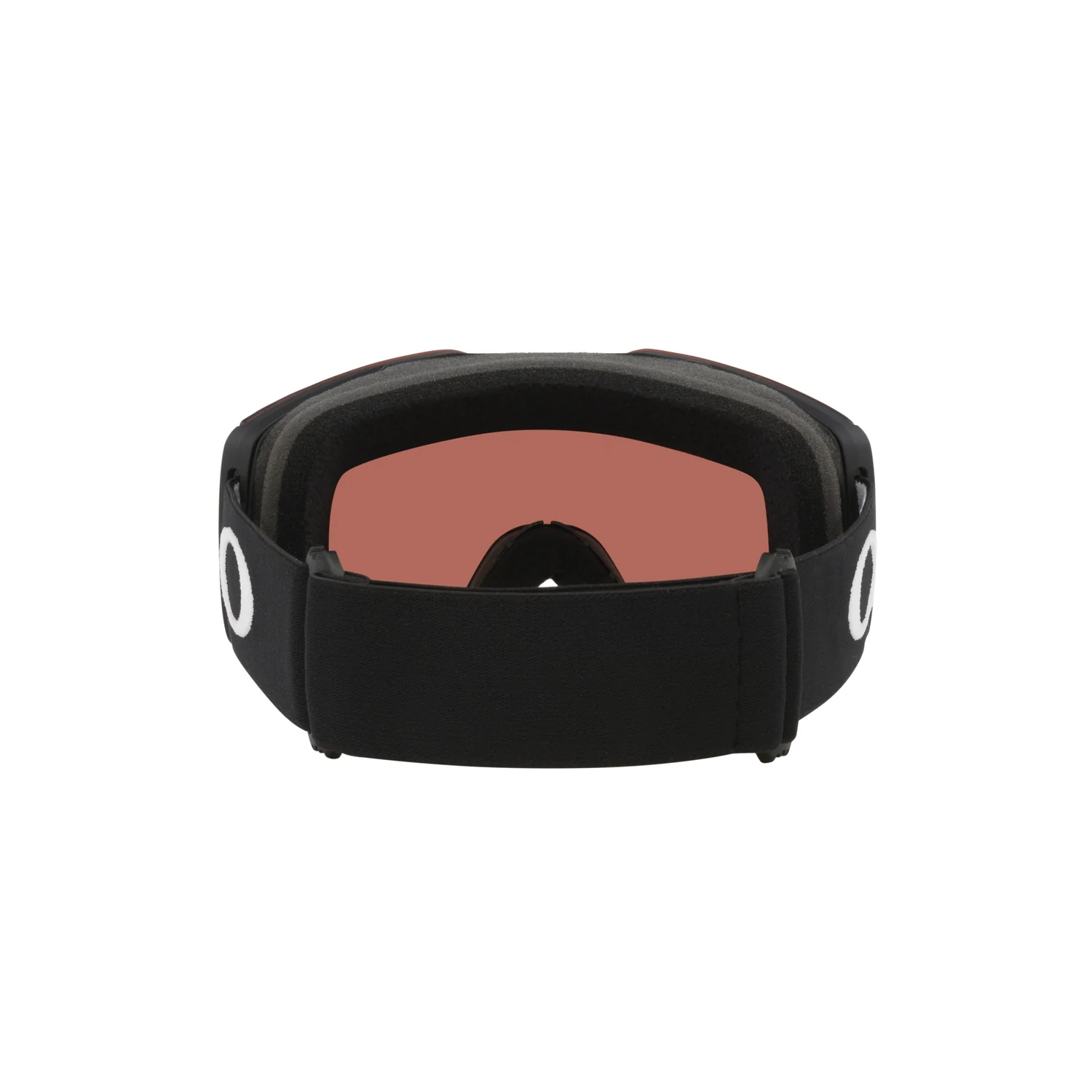 Fall Line M - Matte Blk Lunettes de ski, monture noire, verres rouges, sangle réglable, rembourrage en mousse