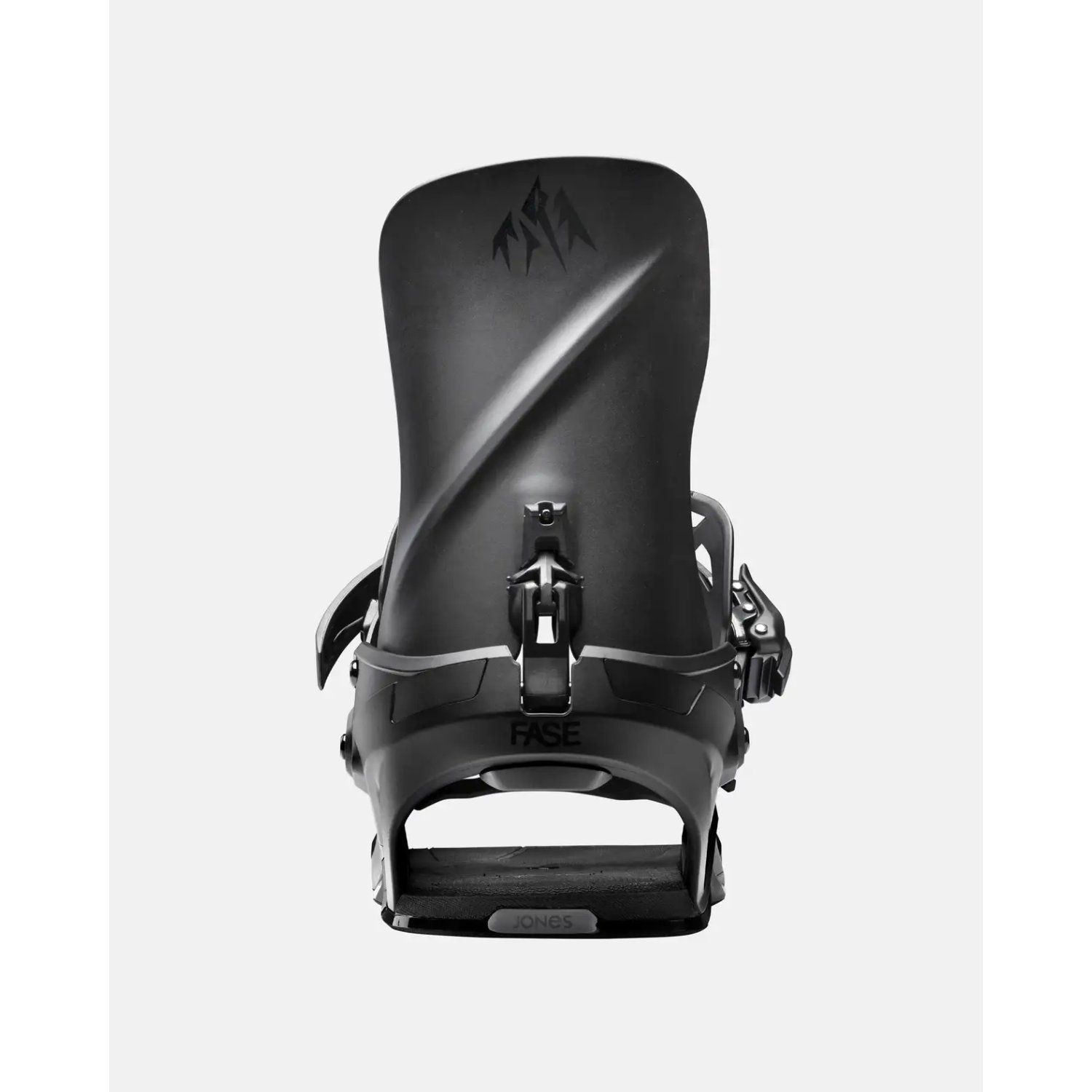 Mercury Fase Fixation de snowboard, spoiler, sangles réglables, noir, rembourrage en mousse