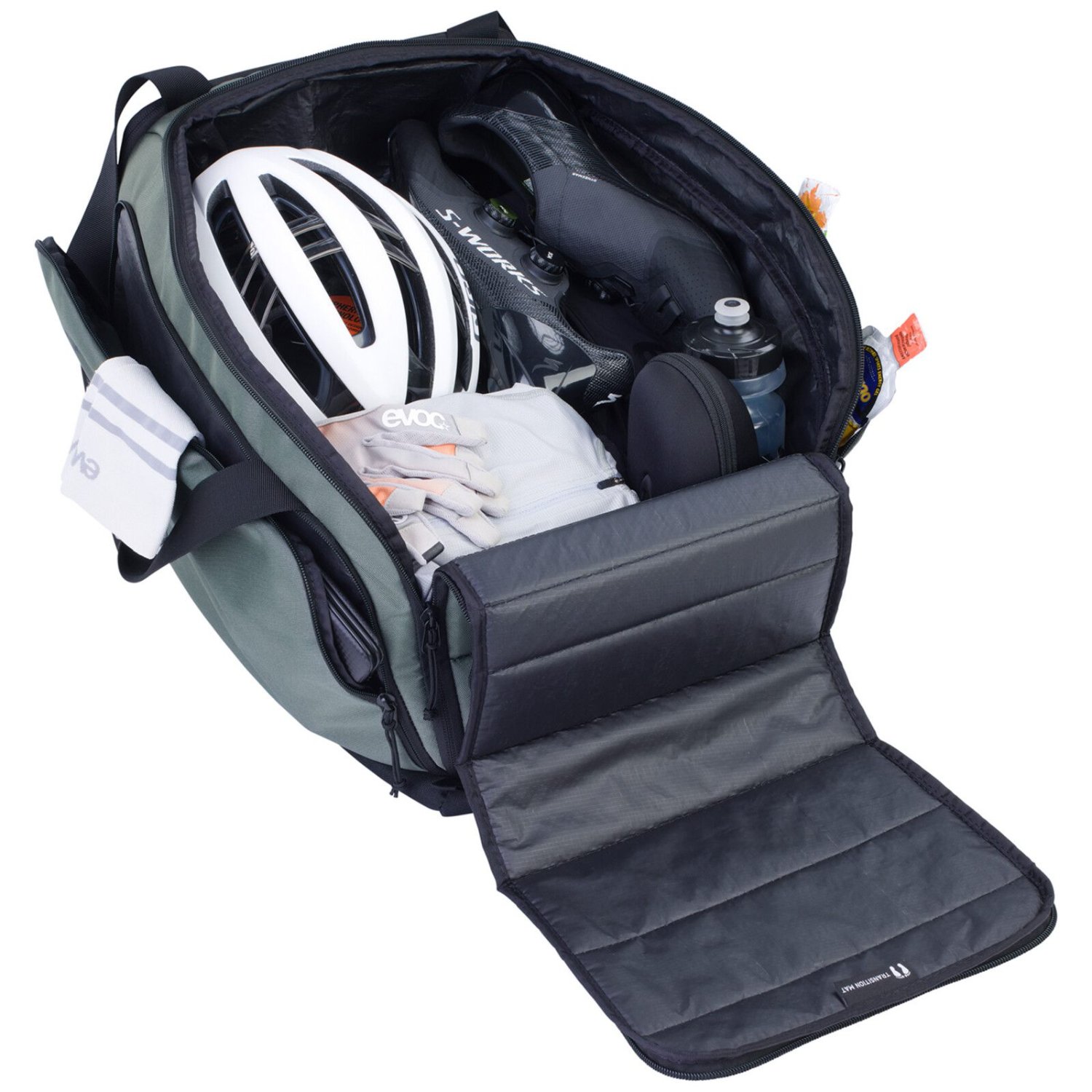 Sac à dos, sac à dos de vélo, compartiment pour casque, gourde, équipement de protection
