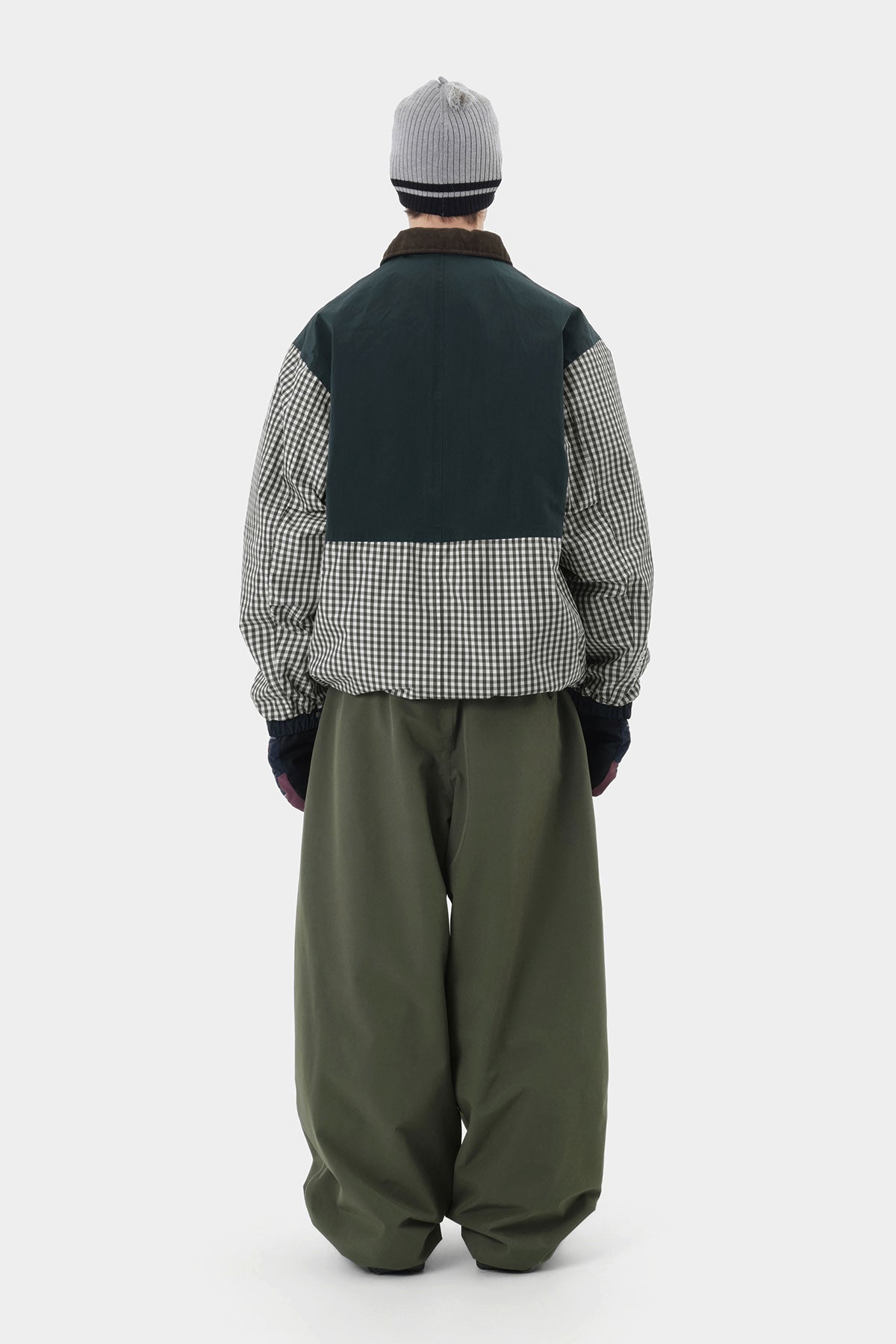 Banded Wide Pants Dimito Banded Wide Pants Dry Mugwort, vue 4