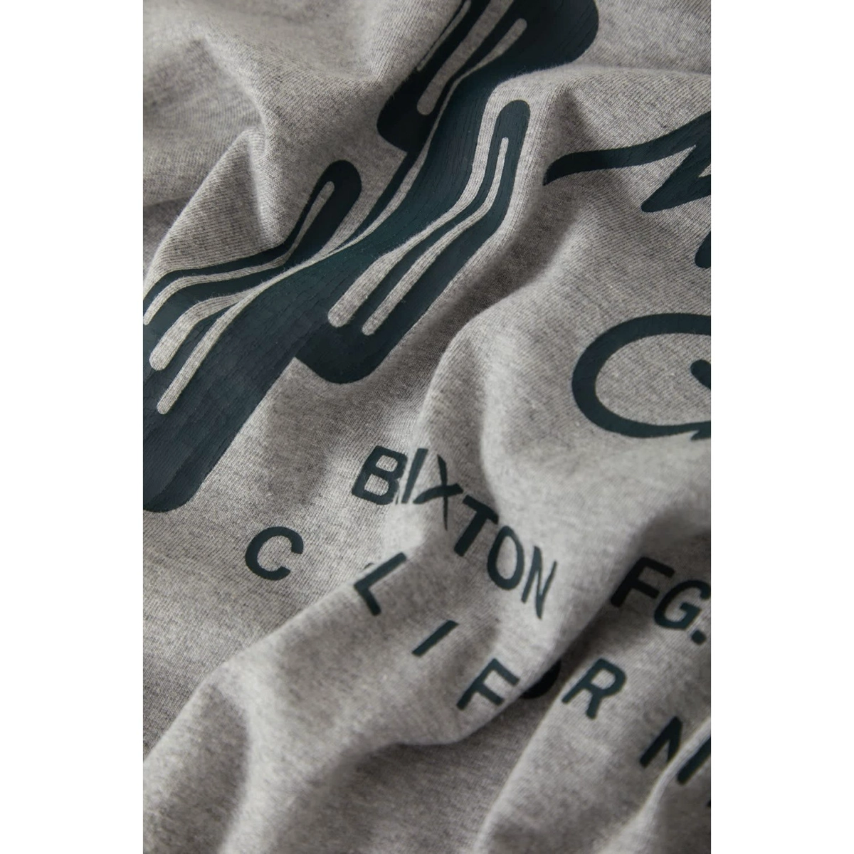 Graues Shirt, Skull Print, Rundhals, Baumwolle?, T-Shirt Druck, T-Shirt, Größe, Grafikdruck, Baumwolle, Neutralgrau