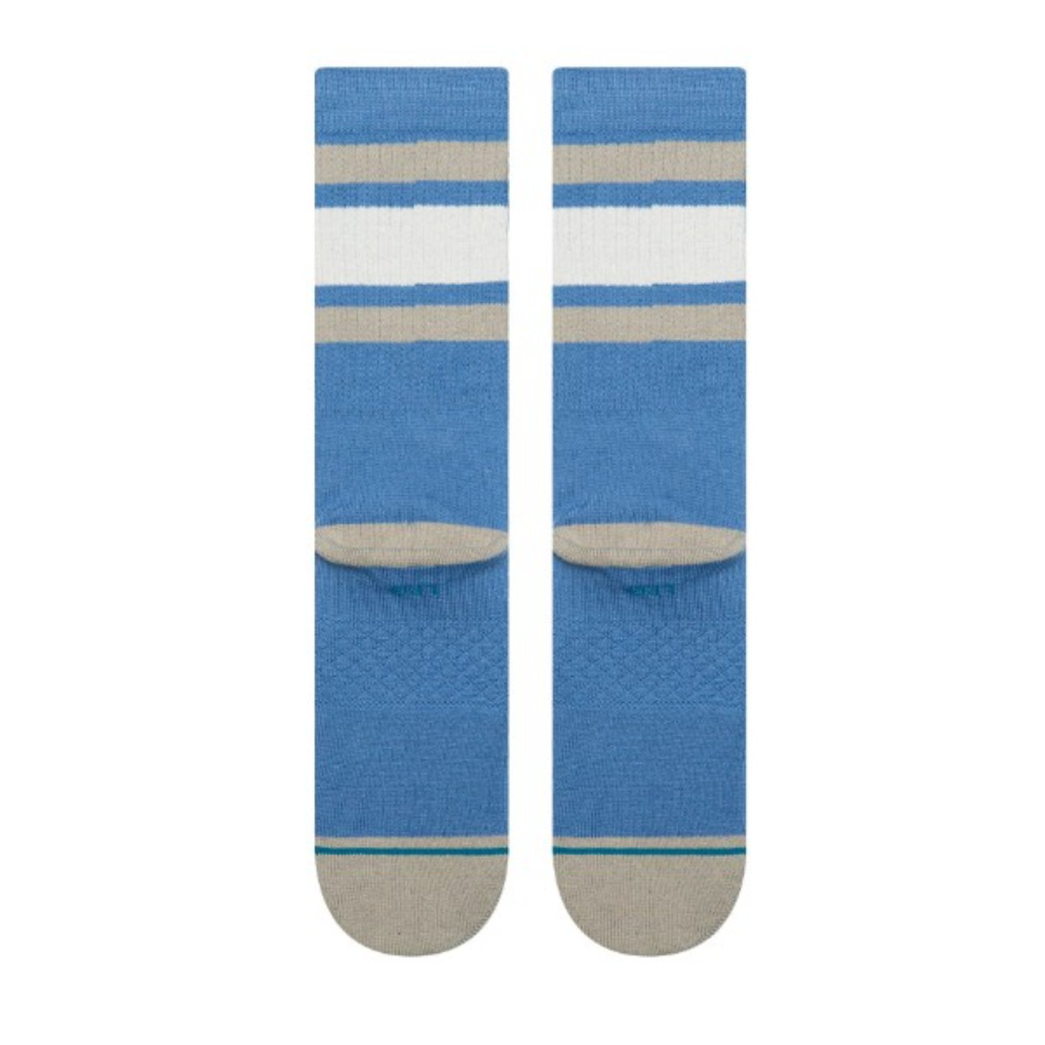 Boyd St Socken, Streifen, Knöchel-/Mittelfußlänge, Blau, Beige