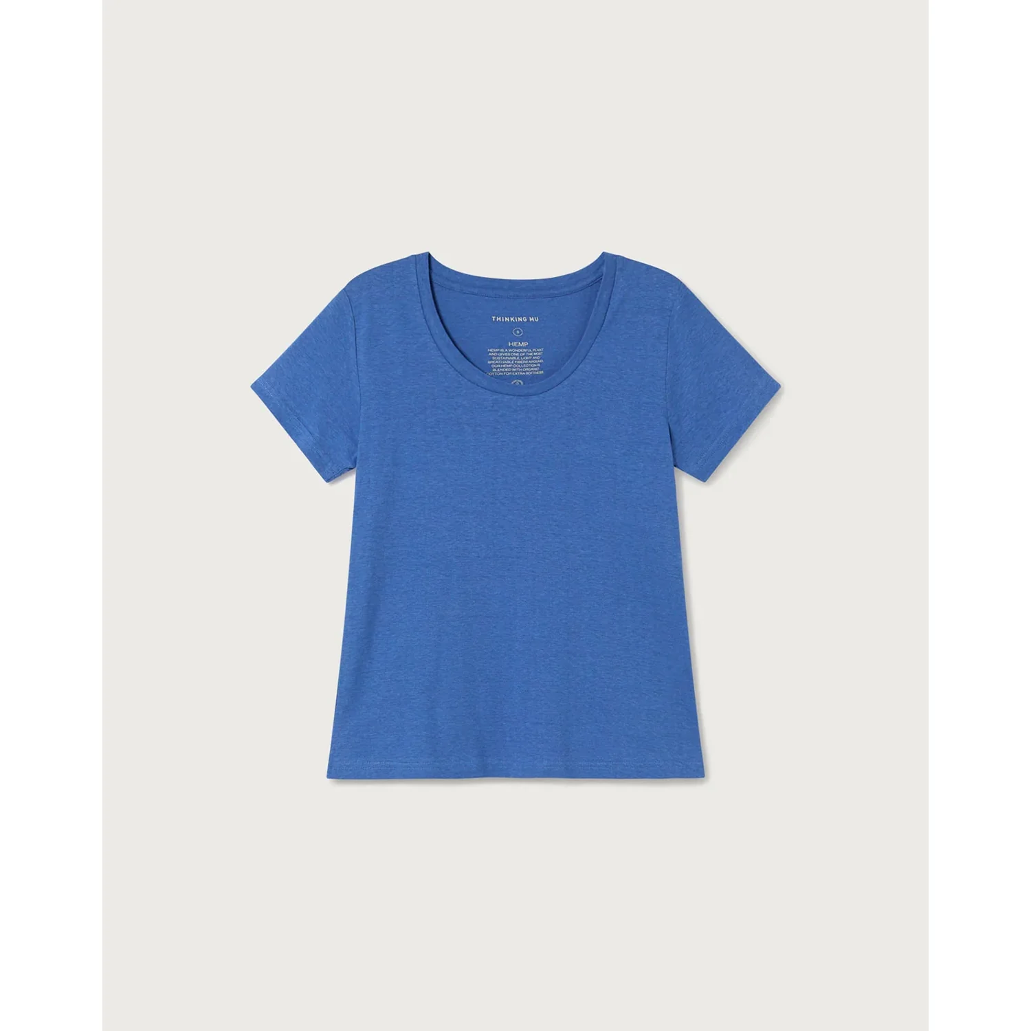 Regina Hemp T-shirt ThinkingMu Regina Hemp T-shirt Heritage Blue