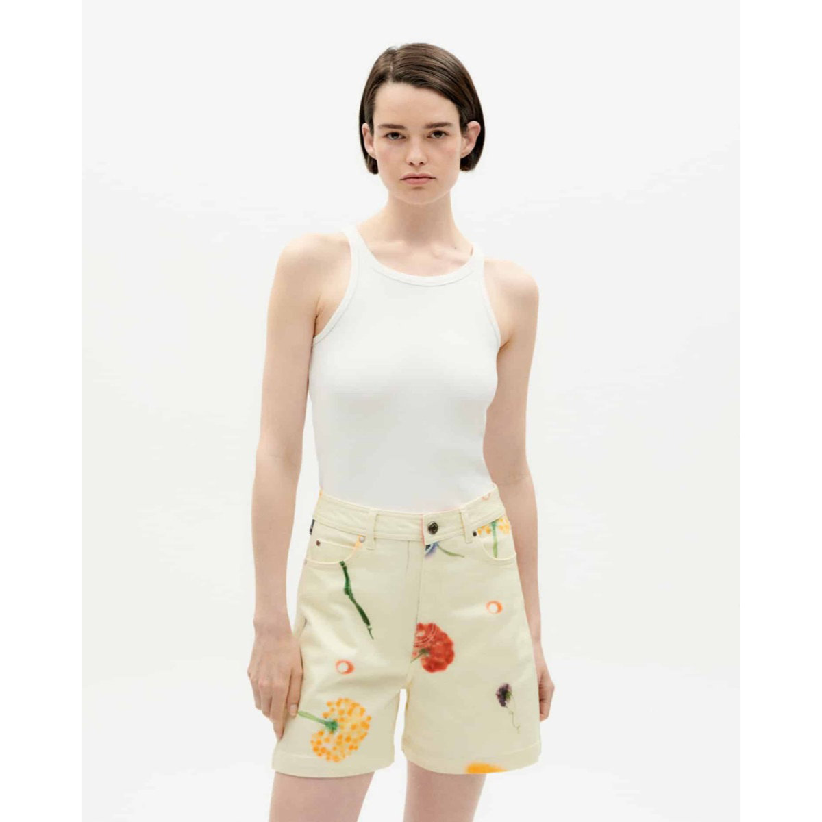 Harriet Top ThinkingMu Harriet Top White