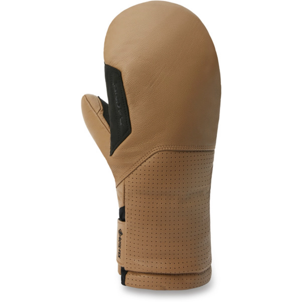 Leder, Handschuh, Gesteppte Oberfläche, Camel, Perforiertes Muster