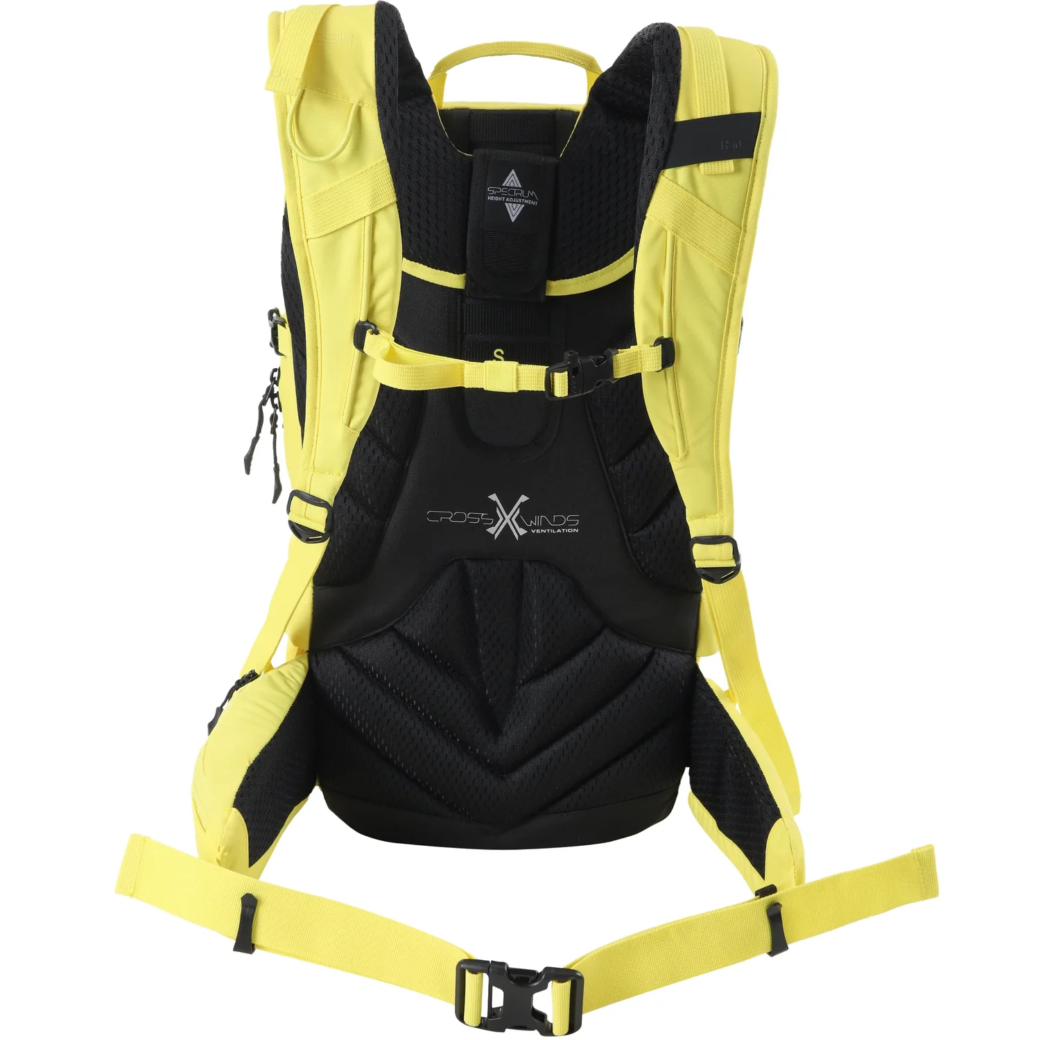 Slash 25 Pro Backpack Rucksack, Gelb-schwarz, Wanderrucksack, Brustgurt, Gepolsterter Rücken