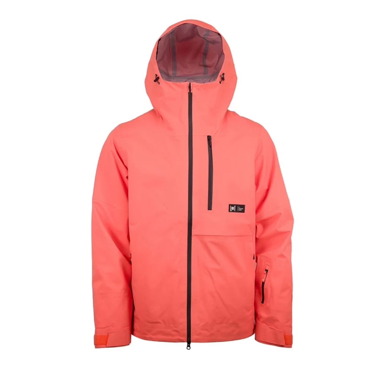 Veste, veste de snowboard, veste de pluie, sweat à capuche, fermeture éclair, veste de pluie, imperméable, fermeture éclair, capuche, poche avant