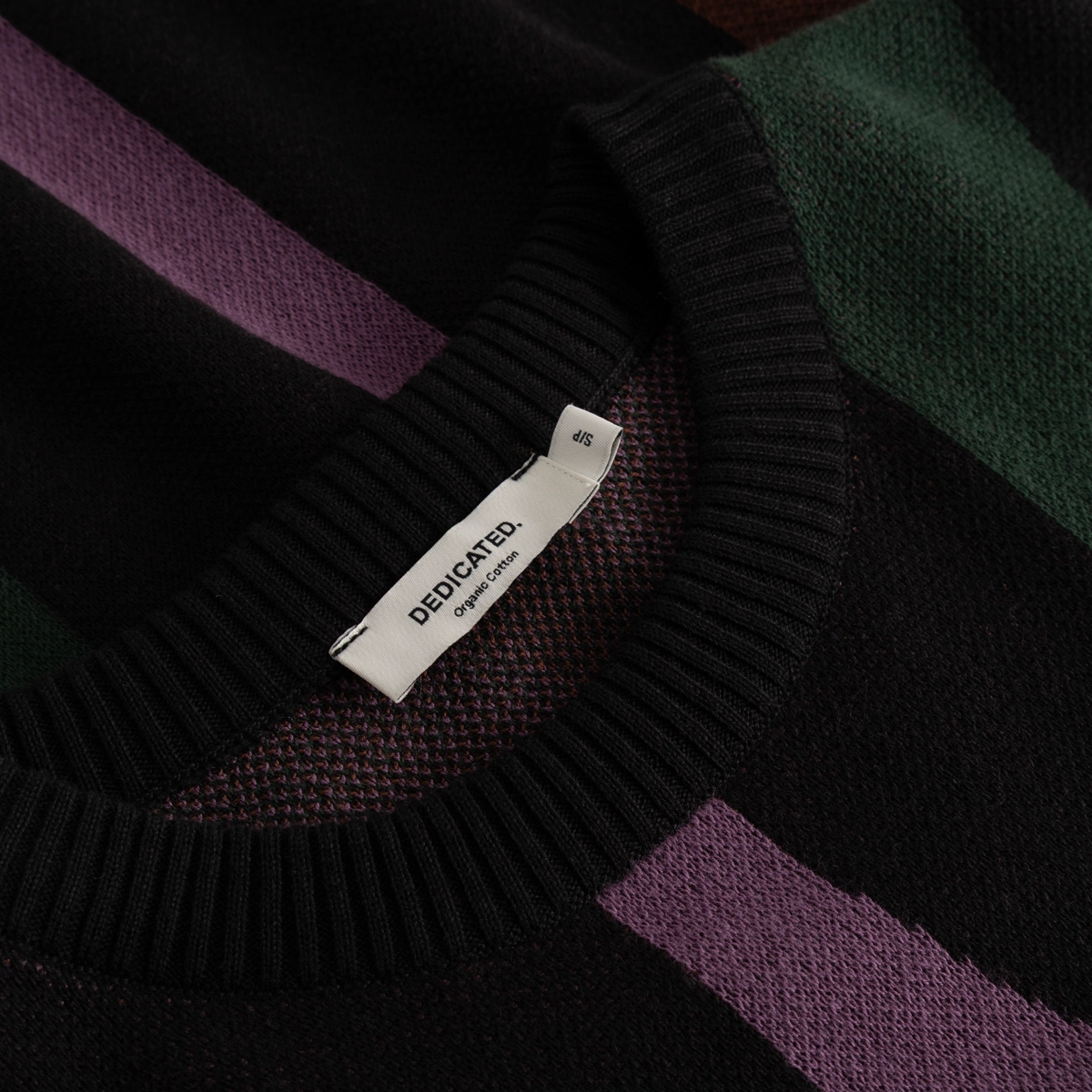 label, organische Baumwolle, Baumwolle, Strick, Pullover, Pullover, Kragen, Strick, Baumwolle, Argyle Muster