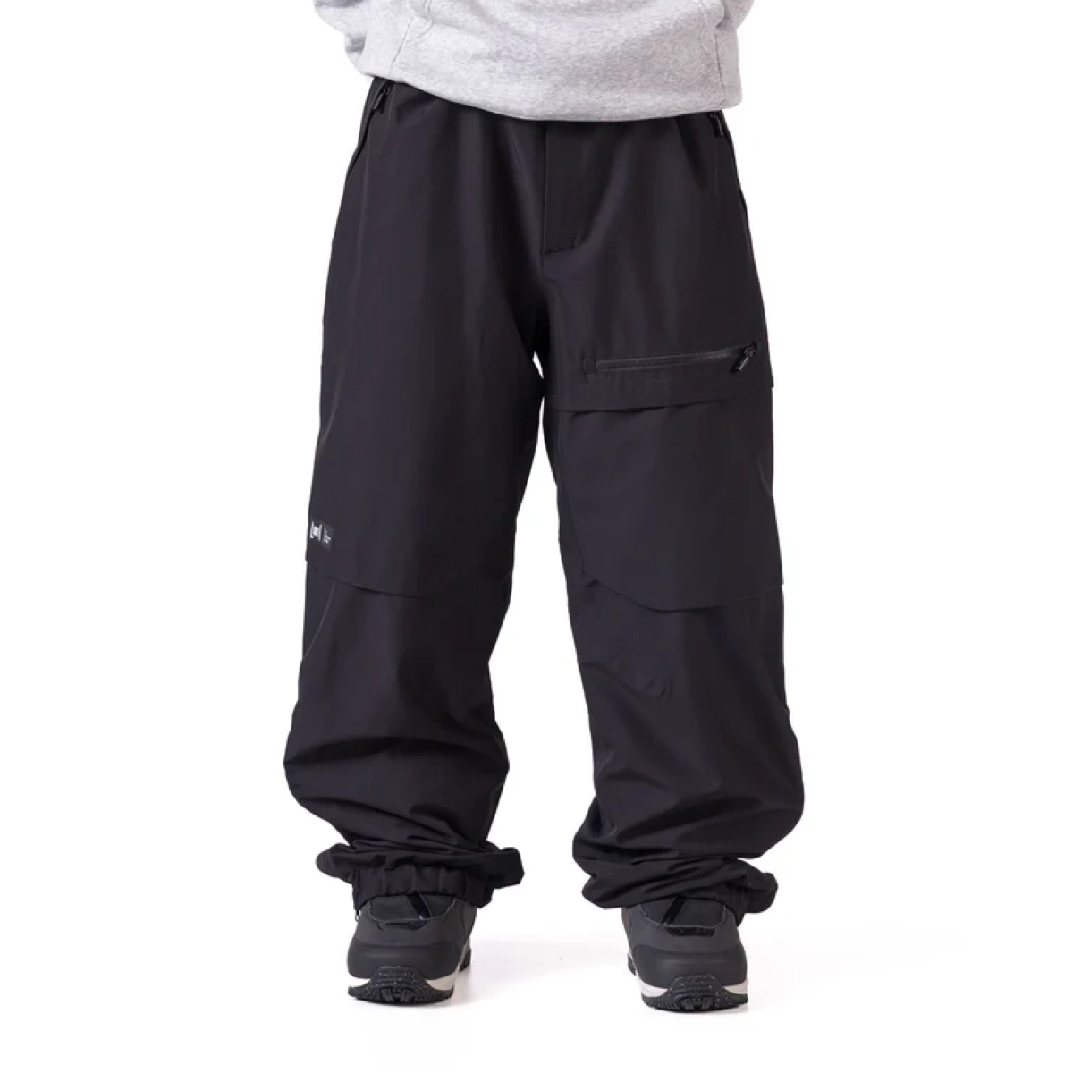 Hose, Herrenhose, Outdoorhose, Cargohose, Schwarz, Hose, Schwarz, Cargo, Reißverschluss, Gummizug