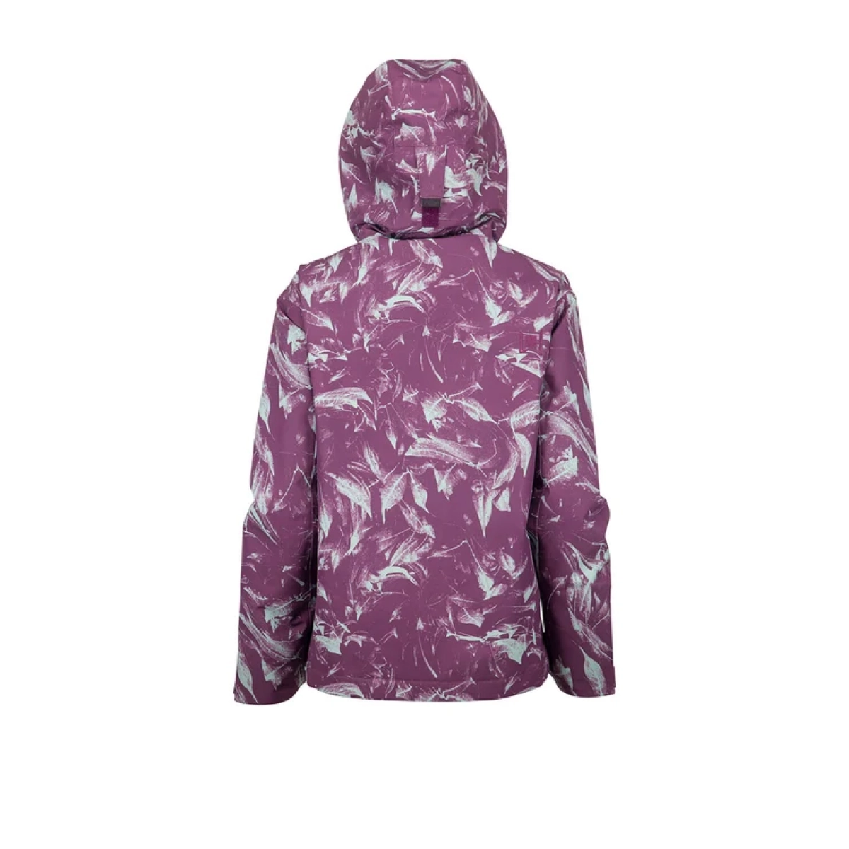 Veste, sweat à capuche, motif, multicolore, veste de pluie, veste, parka, capuche, violet, motif camouflage