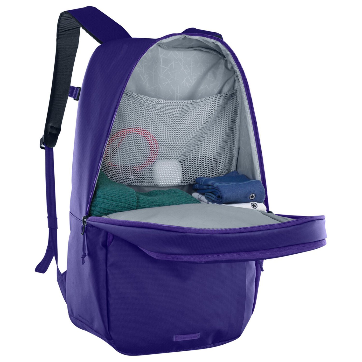 Rucksack, Schultasche, Backpack, Mesh-Netz, Kleidungseinlage