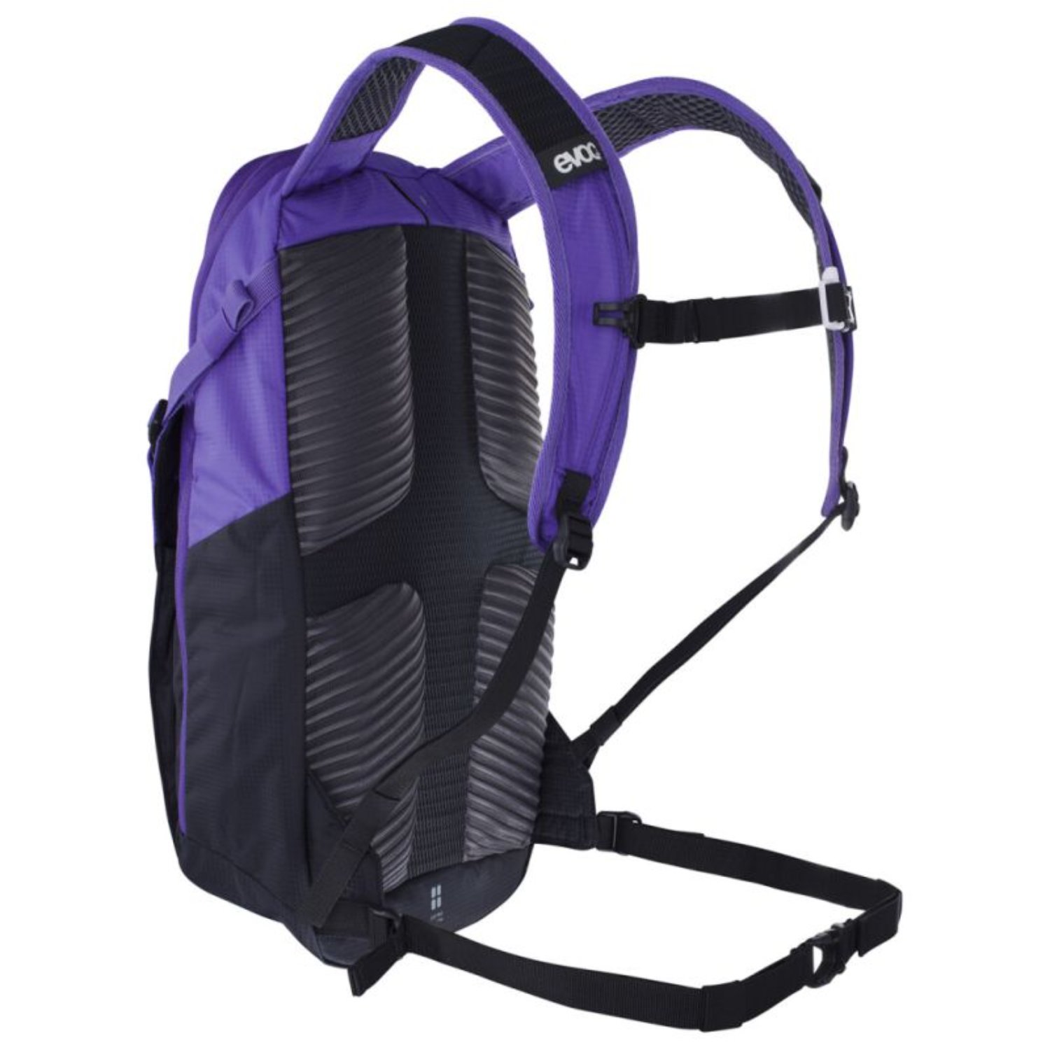 Sac à dos, sac de sport, violet, système de portage, rembourrage dorsal