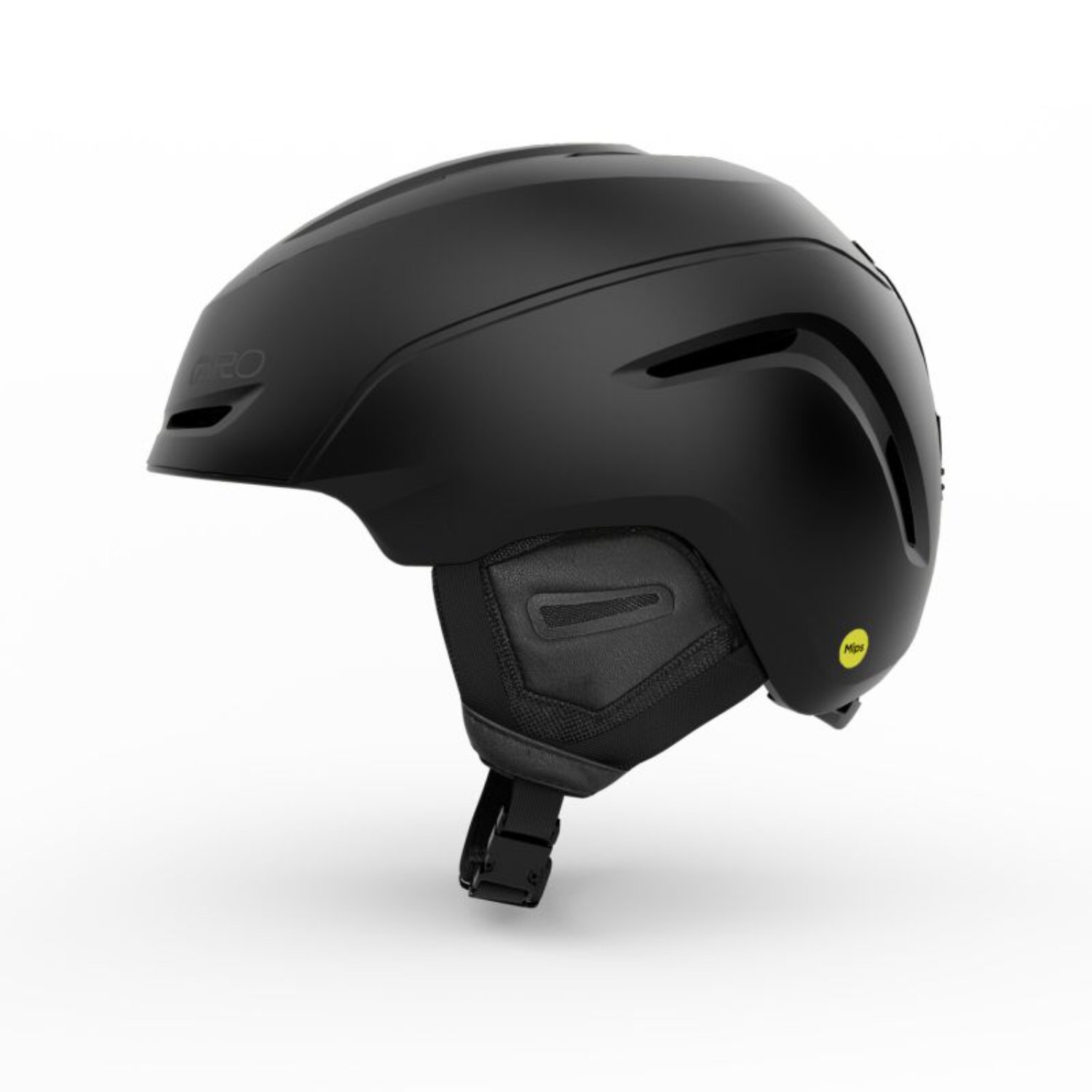 Bonnet de ski, casque, noir, MIPS, jugulaire