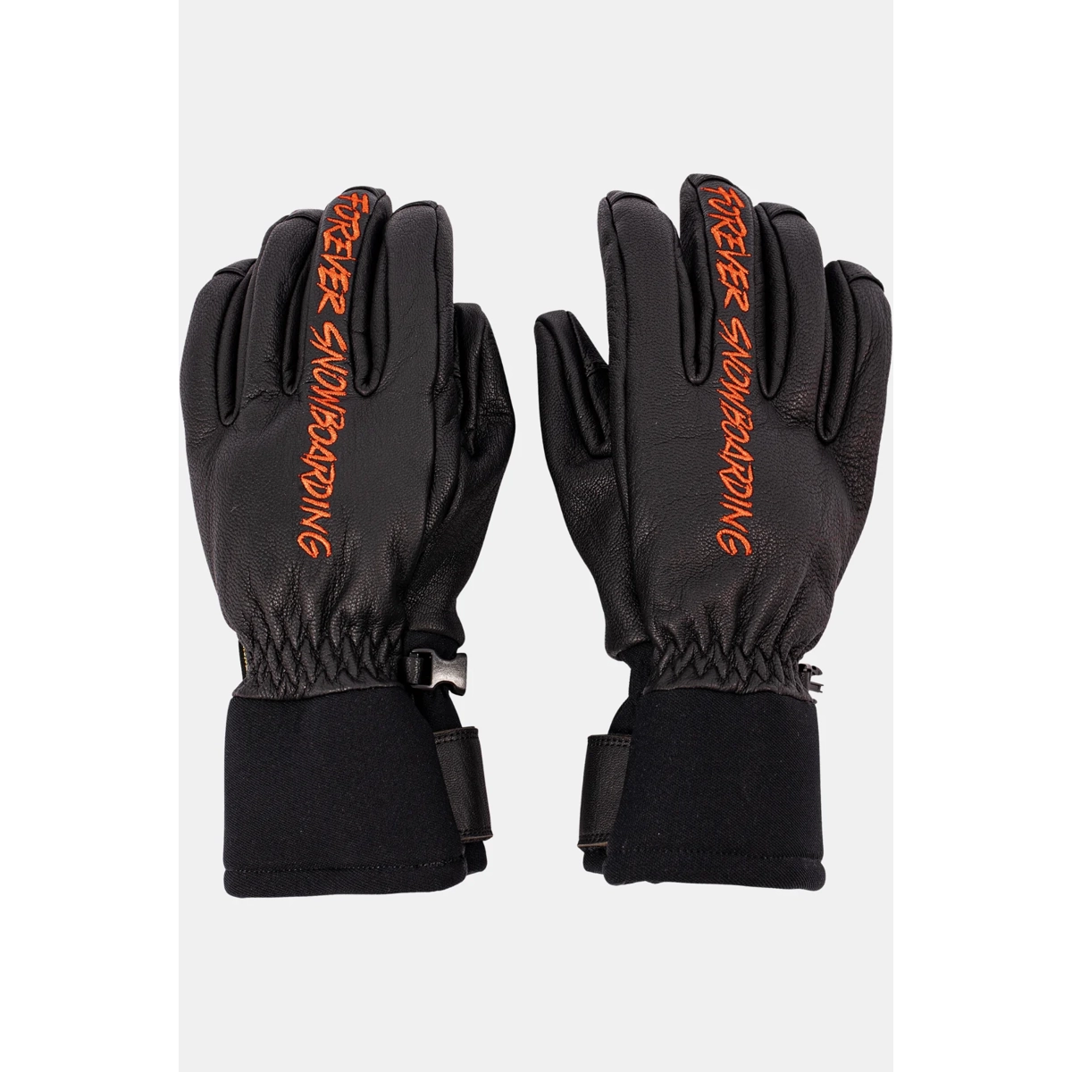 Forever Leather Glove handschuhe, lederhandschuhe, schwarz, gleitseide, reissverschluss, Handschuhe, Schneehandschuhe, Winterhandschuhe, Glatthandschuhe, Armstulpen
