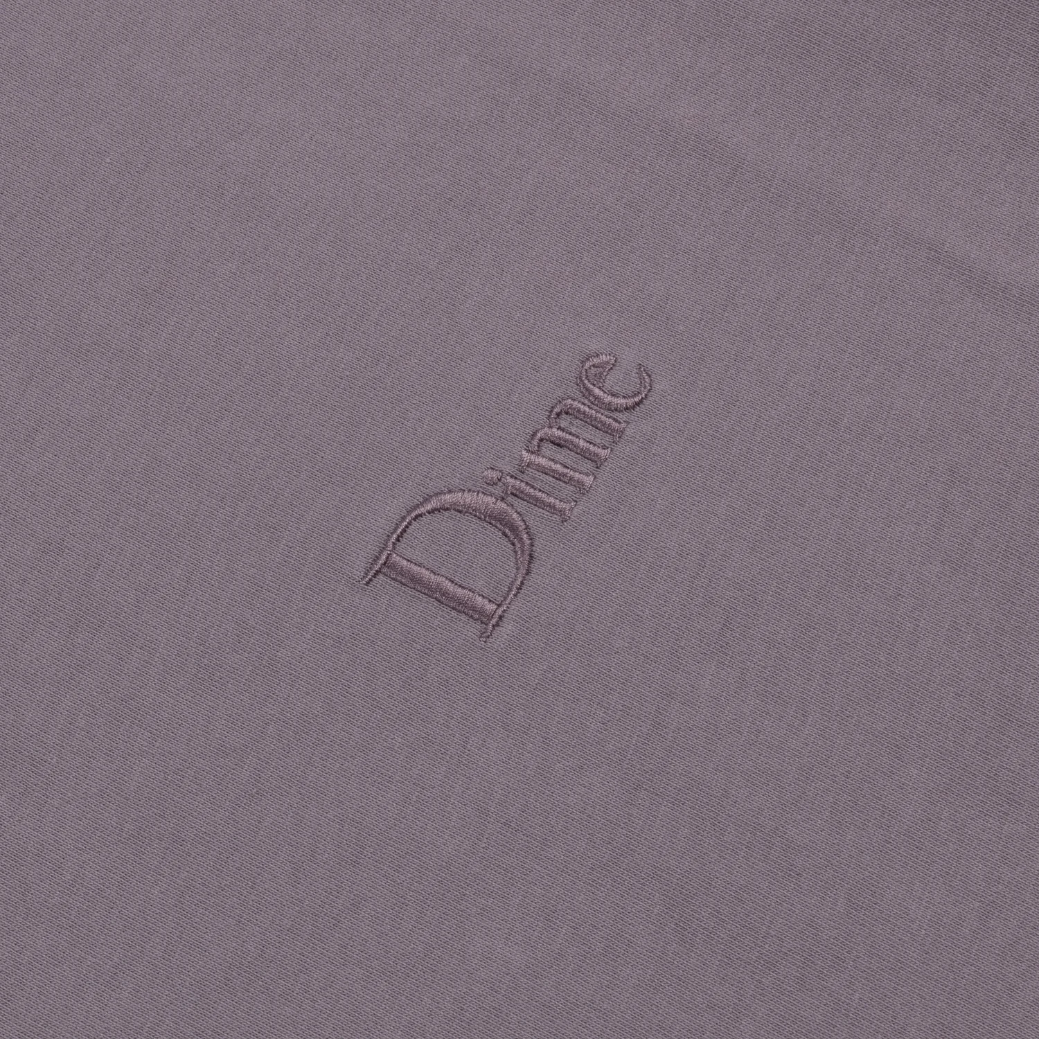 Classic Small Logo T-Shirt Dime Classic Small Logo T-Shirt Plum Gray, vue 2
