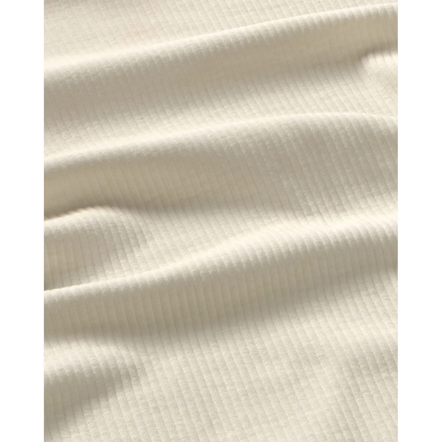 Aine Top Hemp Rippstoff, Cremeweiß, gerippte Struktur, Textilgewebe