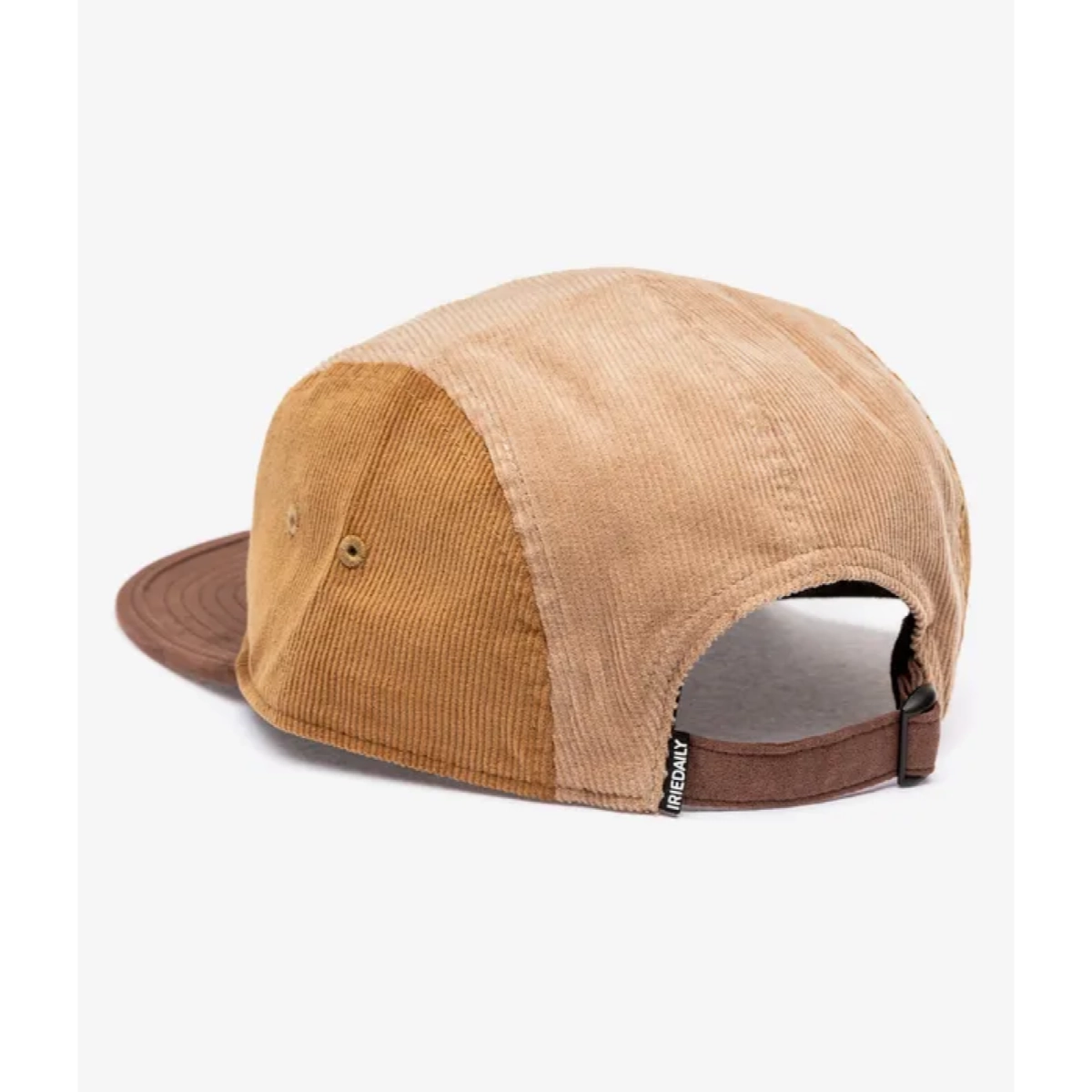 Corvin 5 Panel Cap Baseballcap, Korduroy, Zweifarbig, Verstellbares Band, Sicht von hinten