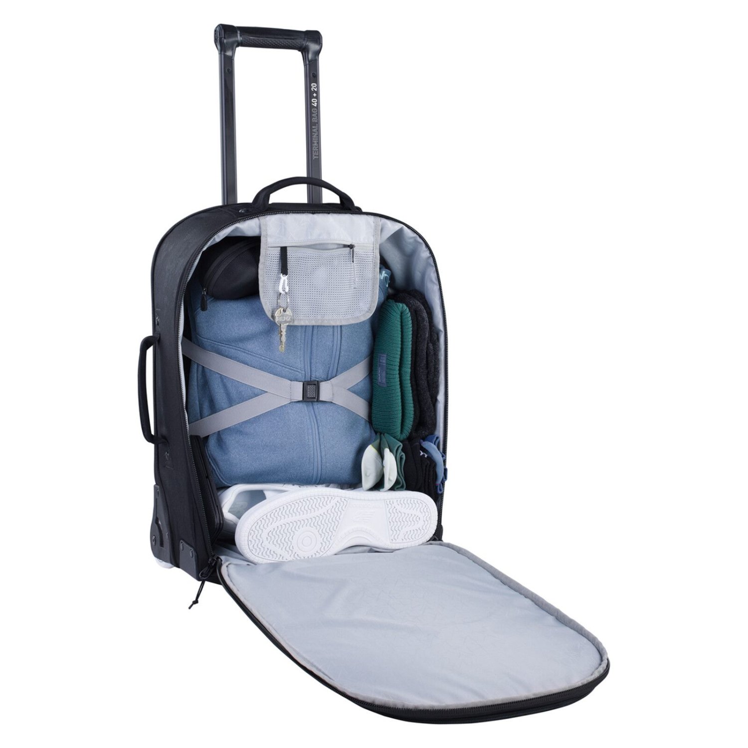 rollenbag, koffer, reiserucksack, reisegepäck, innenaustattung